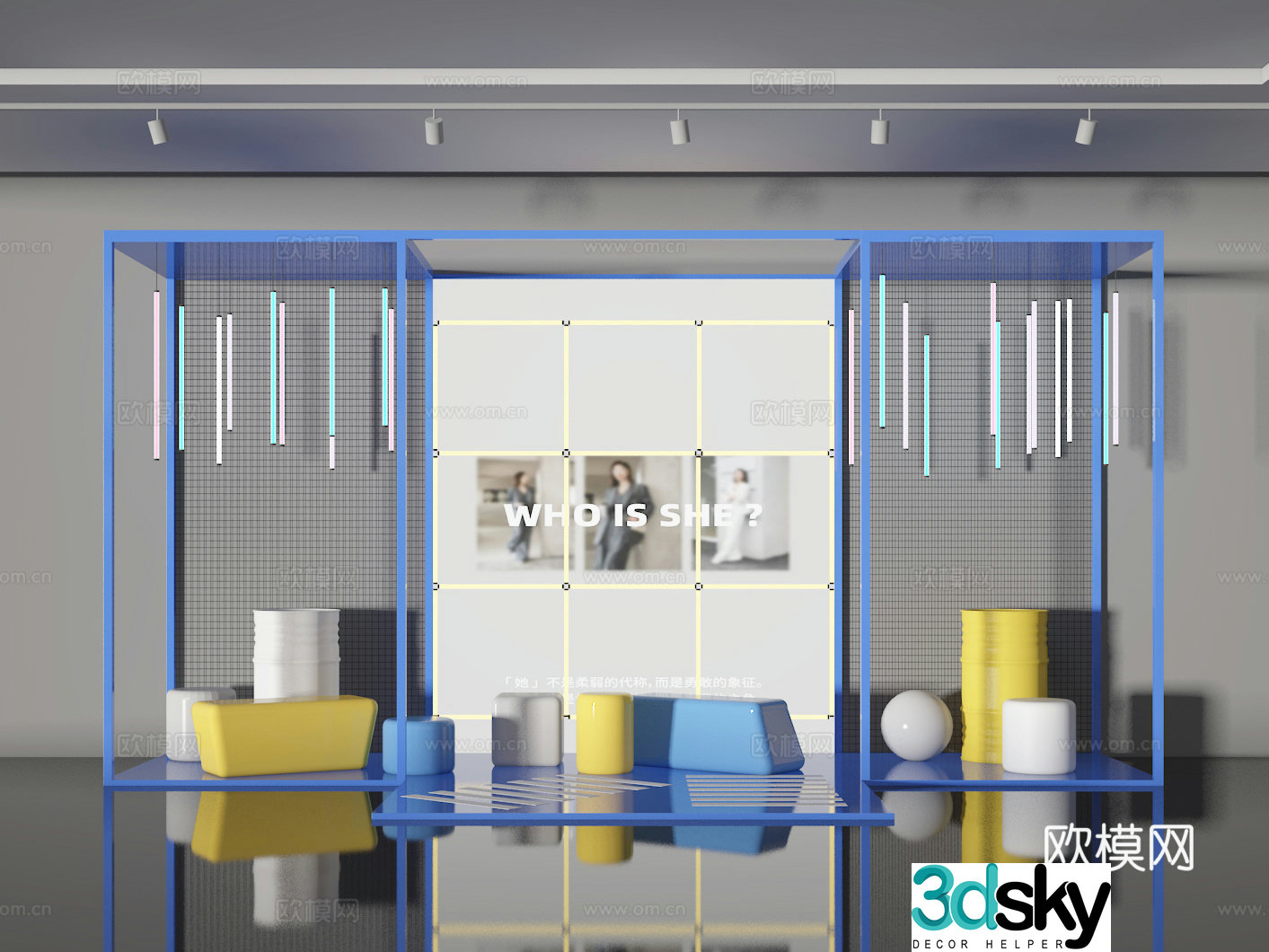 3d model of window