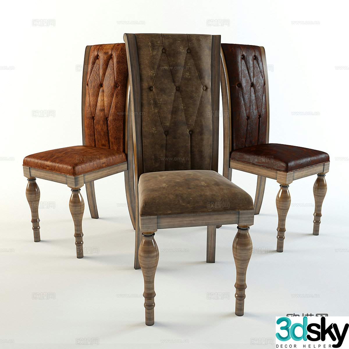 Chair Lola Glamour – Pata Bola3d Model