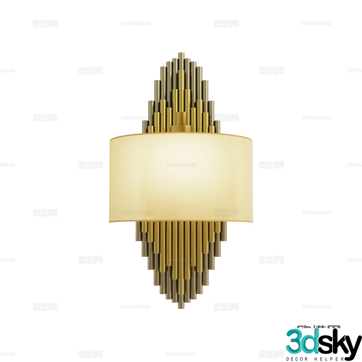 Modern simple and light luxury wall lamp Wall lamp Simple and light luxury wall lamp Decorative wall lamp Living room wall lamp 3D model