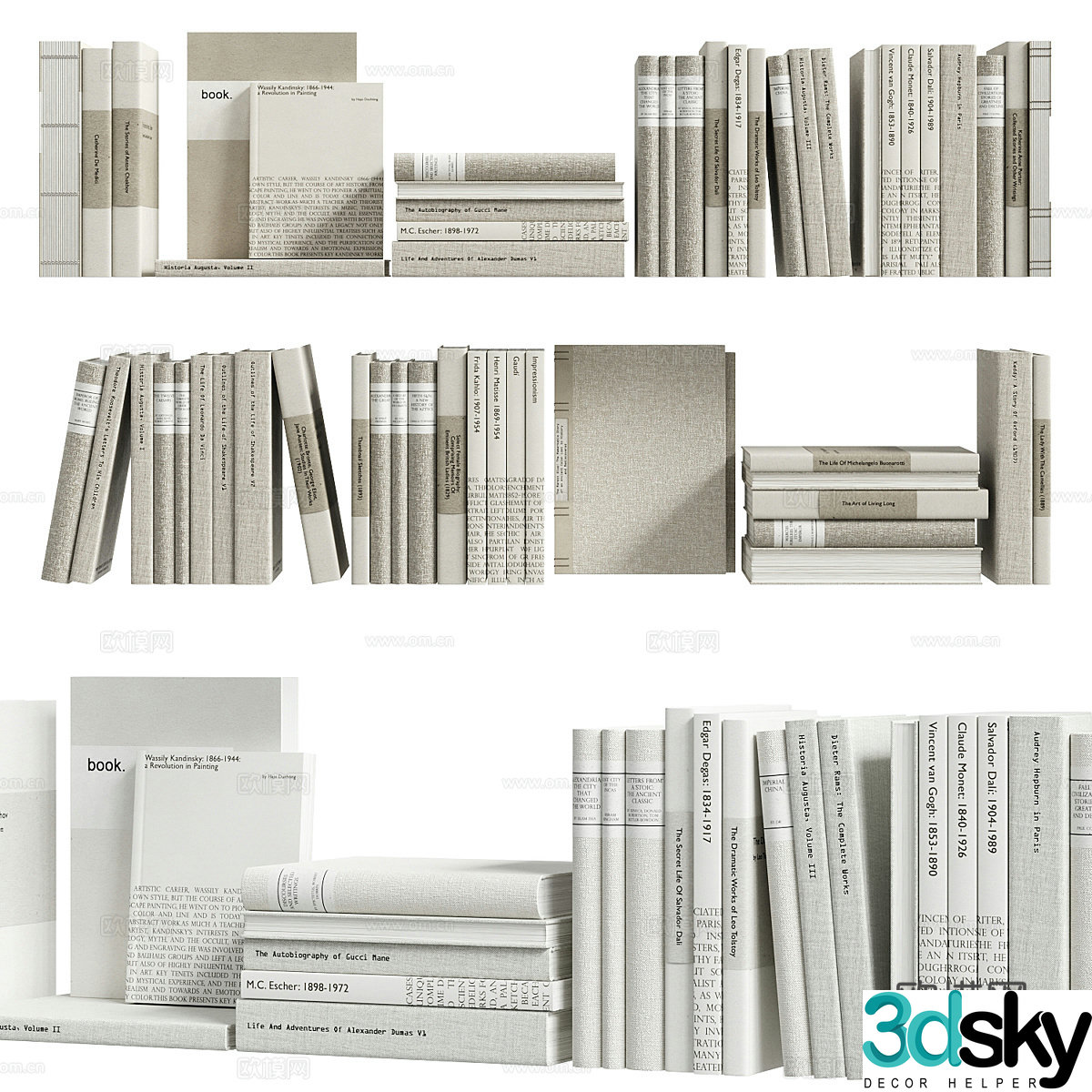 Books Magazine 3d model