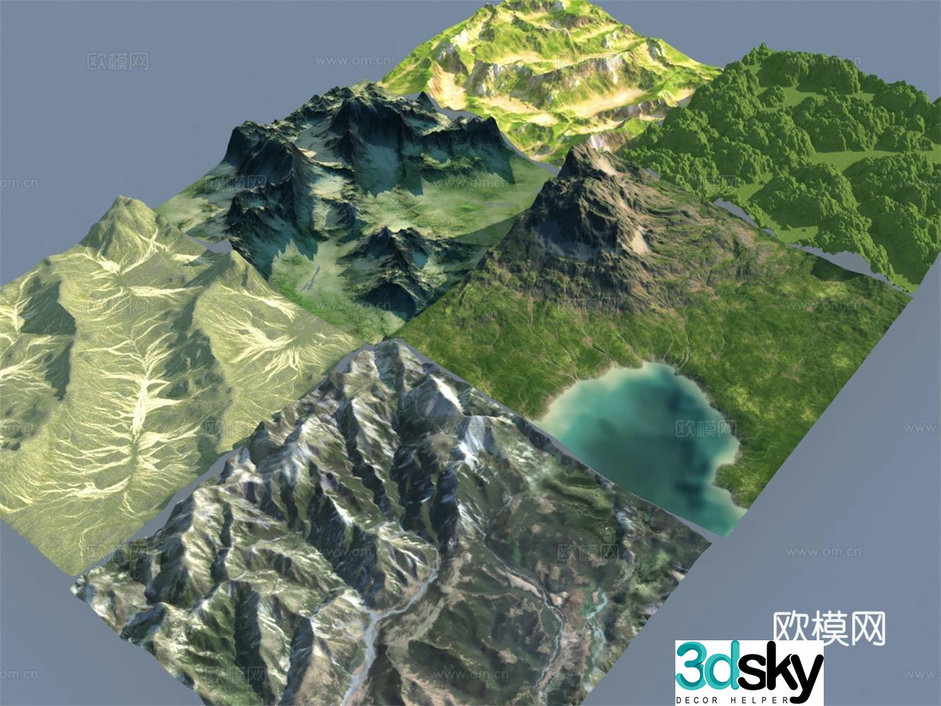 Mountains Terrain Hills Snow Mountains Lakes Snow Mountains Mountains Natural Landscape Mountains Mountains 3D Model