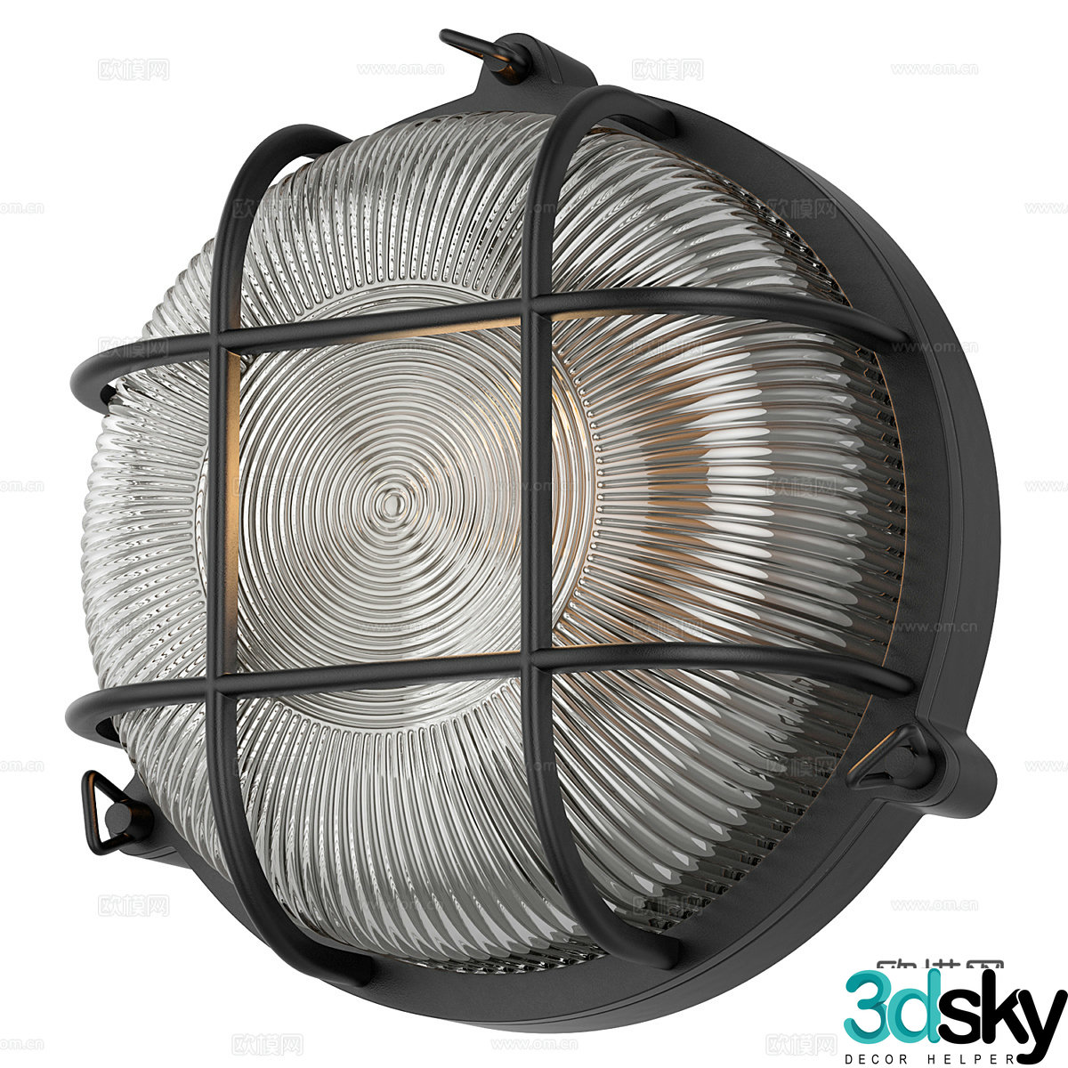 Modern Italian decorative wall lamp 3d model