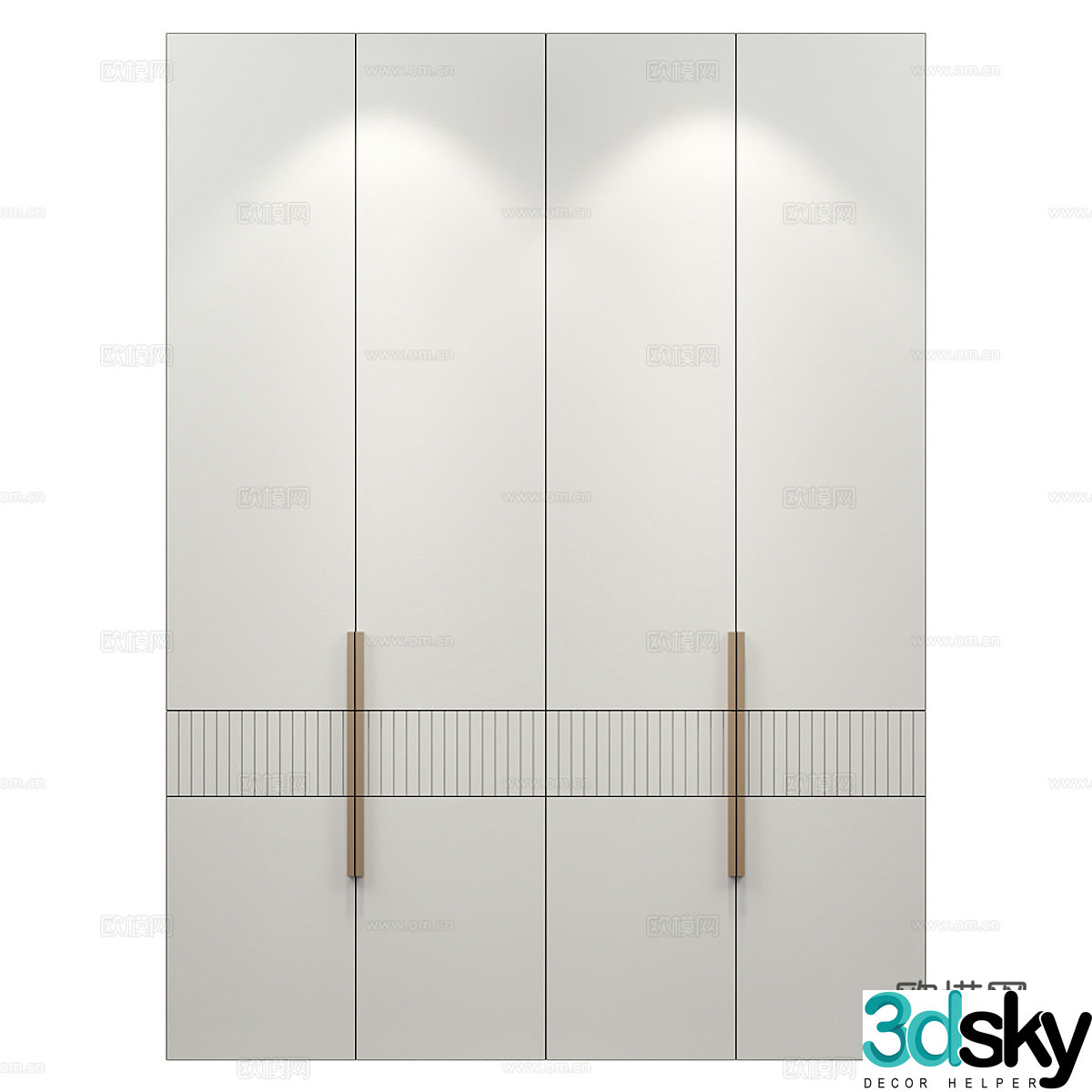 3D model of furniture composition