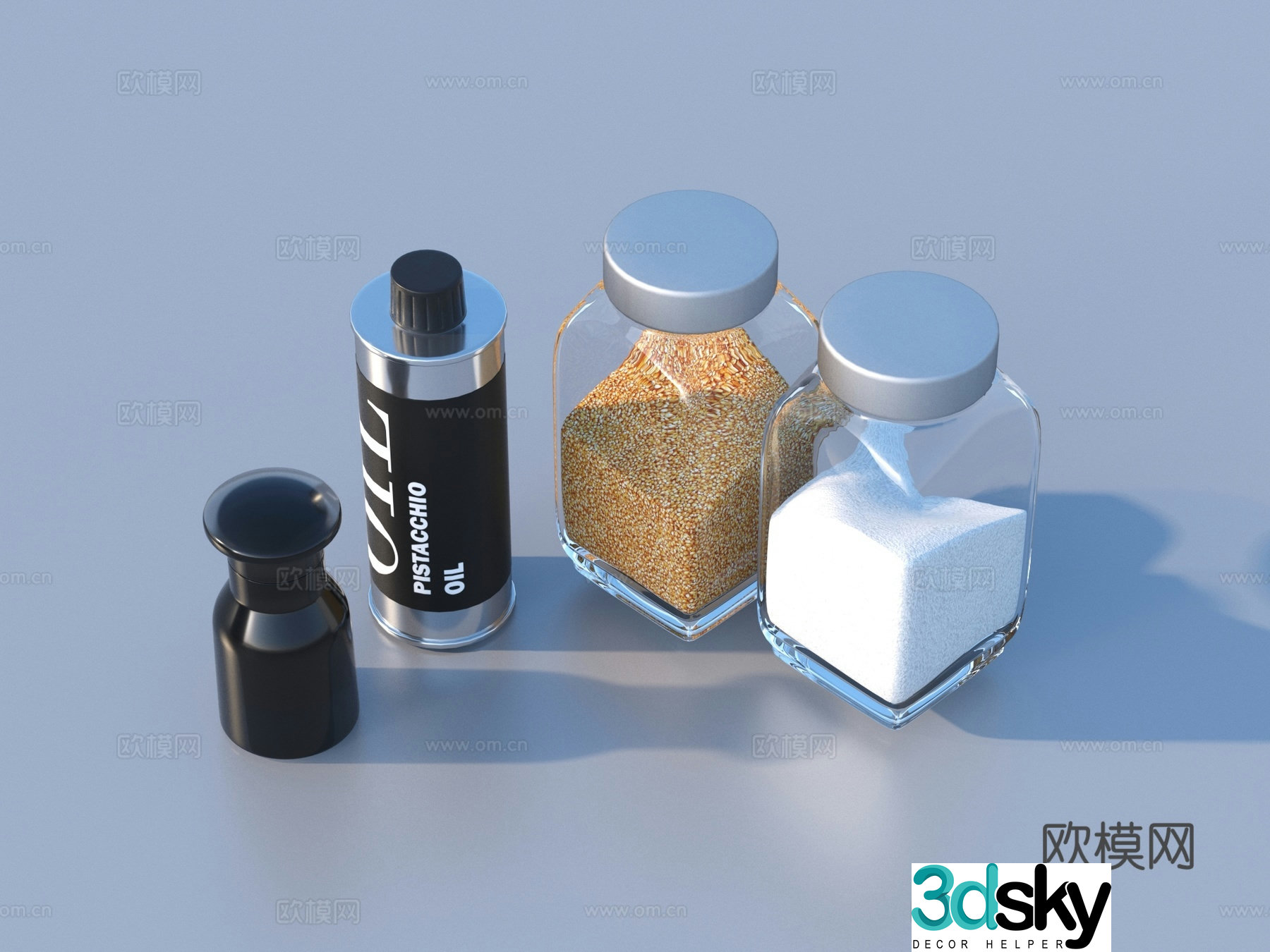 Kitchen utensils daily necessities 3D model