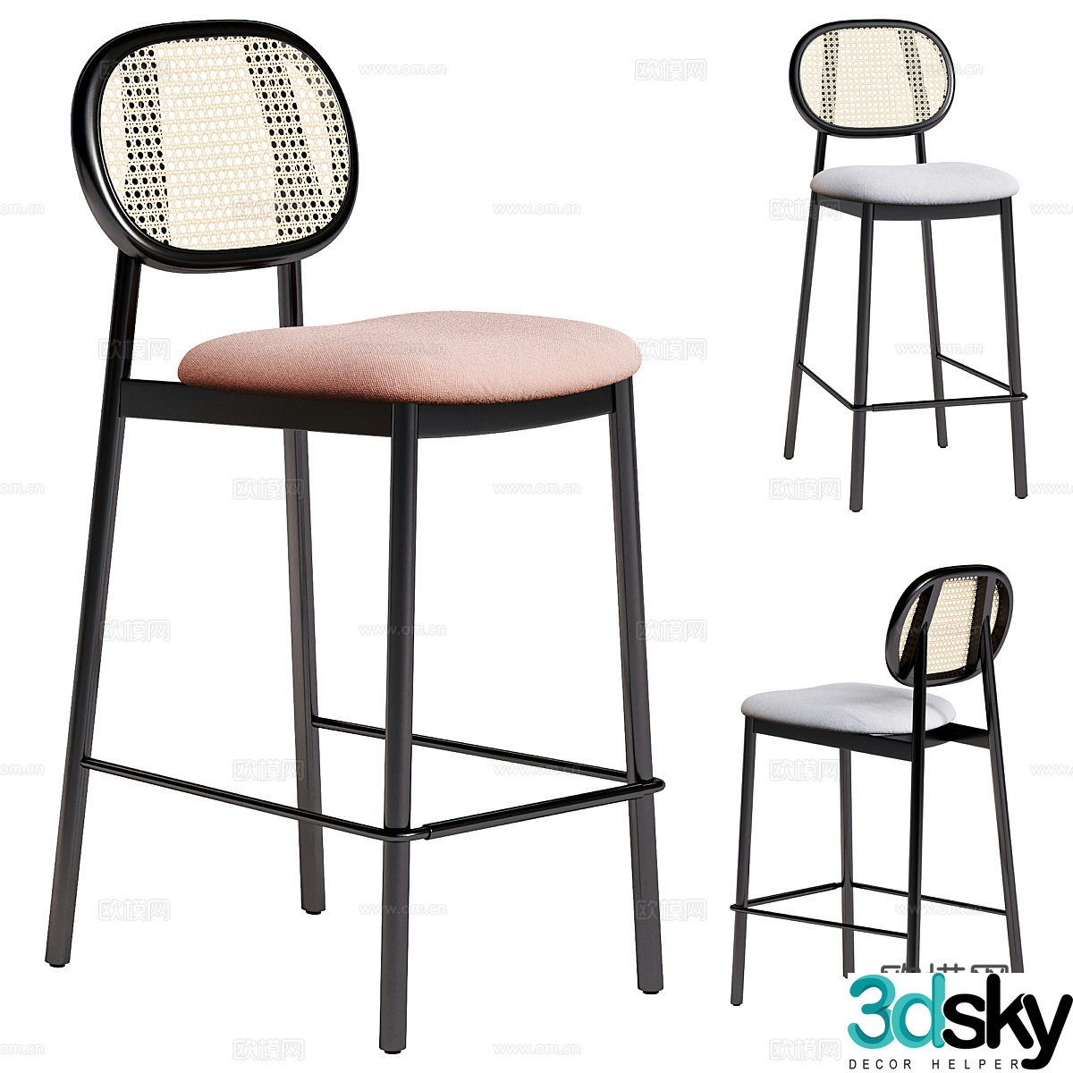 Bar chair 3d model