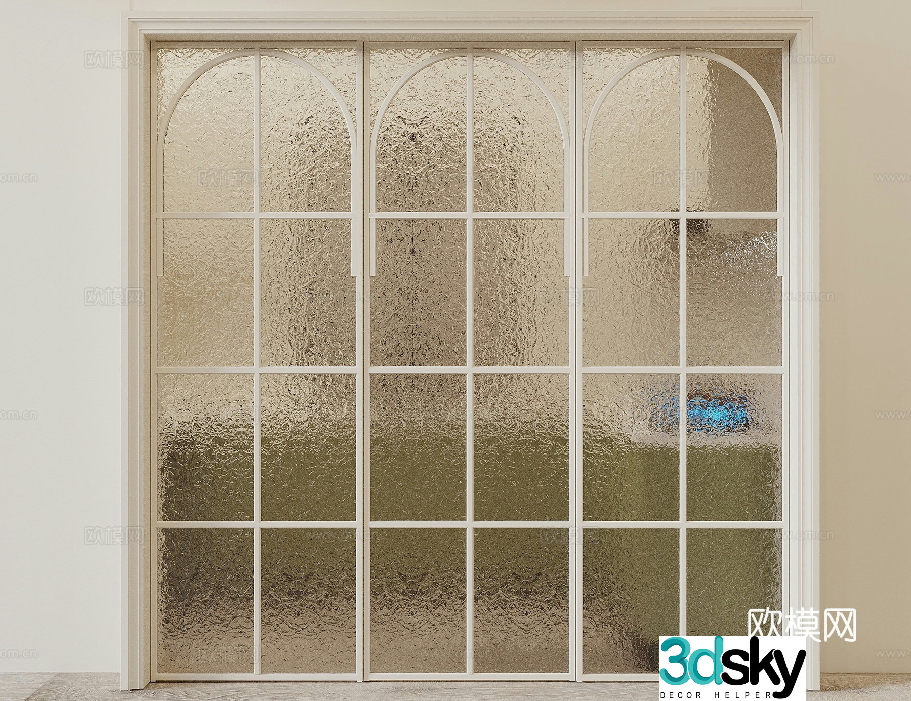 French sliding door American sliding door Glass sliding door Kitchen sliding door Arch sliding door 3D model