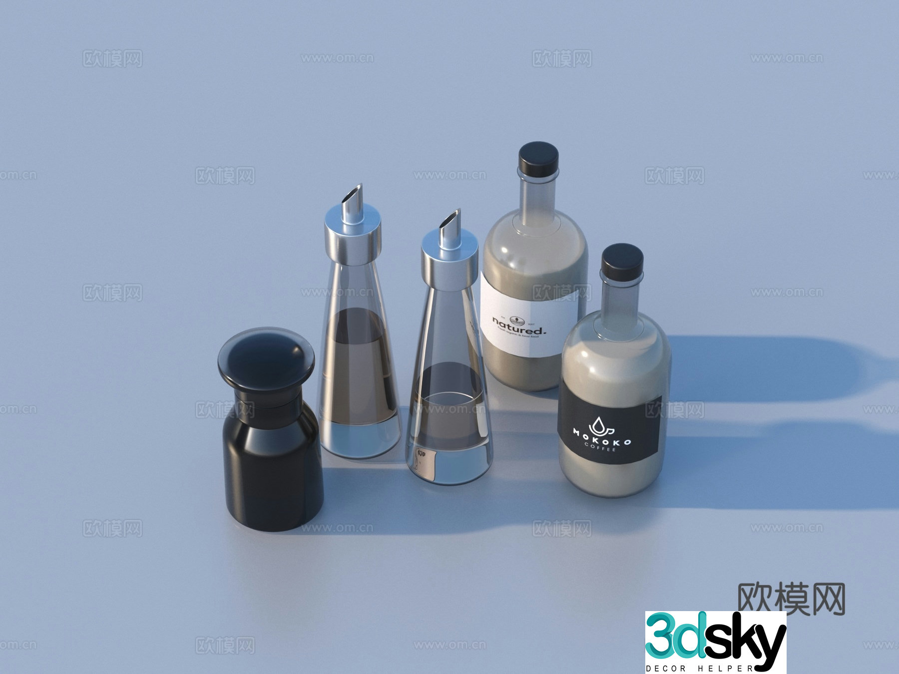 Bottle Ornaments Daily necessities 3D model