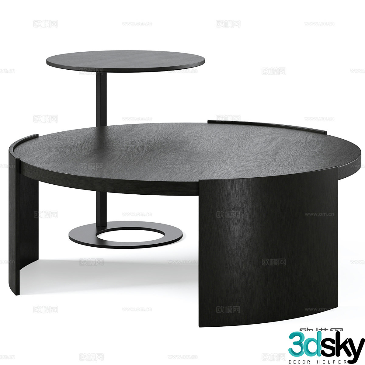 Modern Italian minimalist Nielsen coffee table 3D model