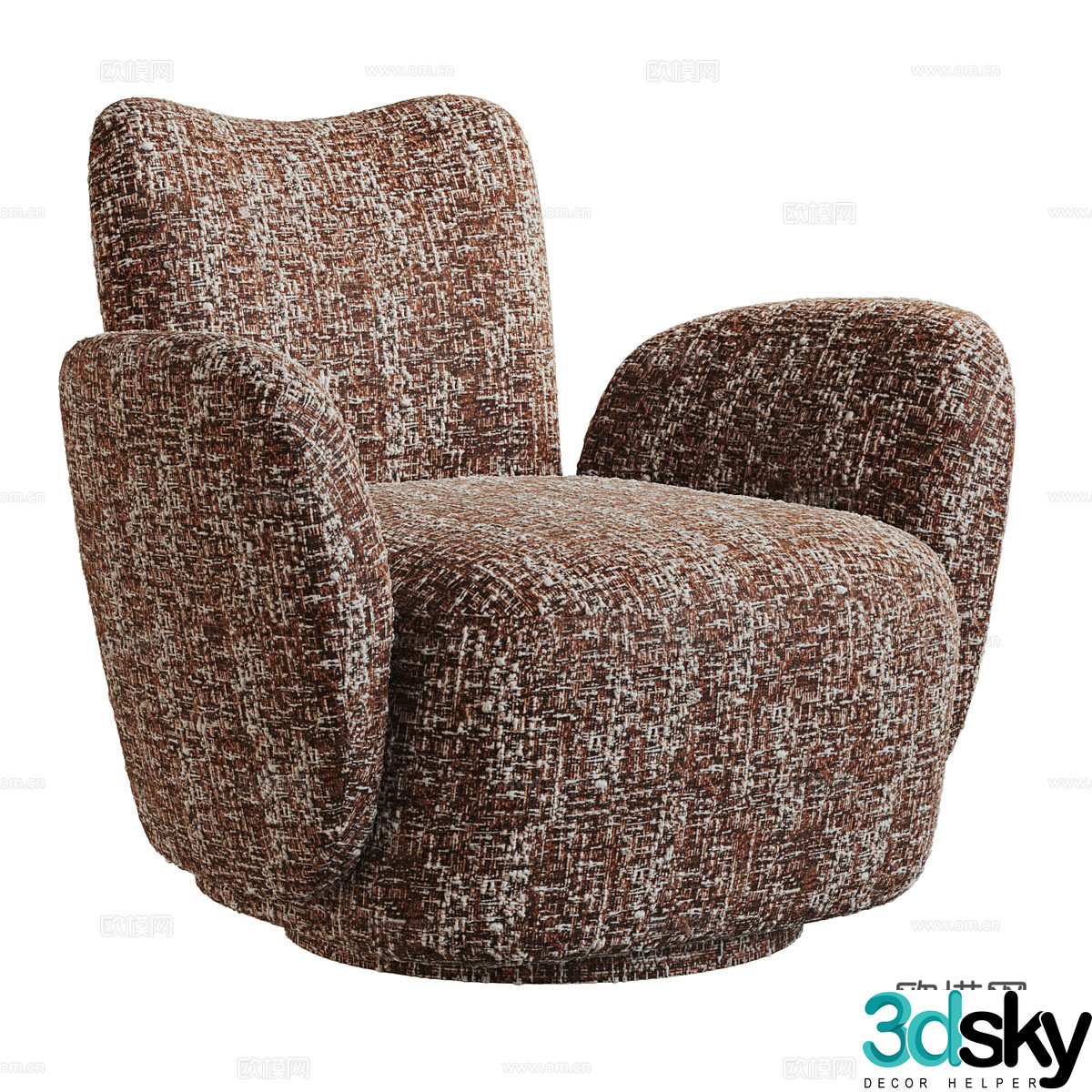 Sofa coffee table combination 3D model