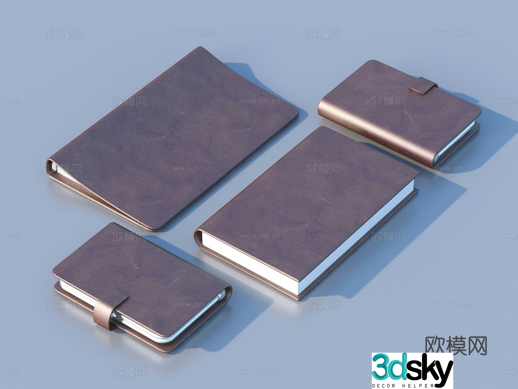 Notebook Stationery Sketch 3D Model