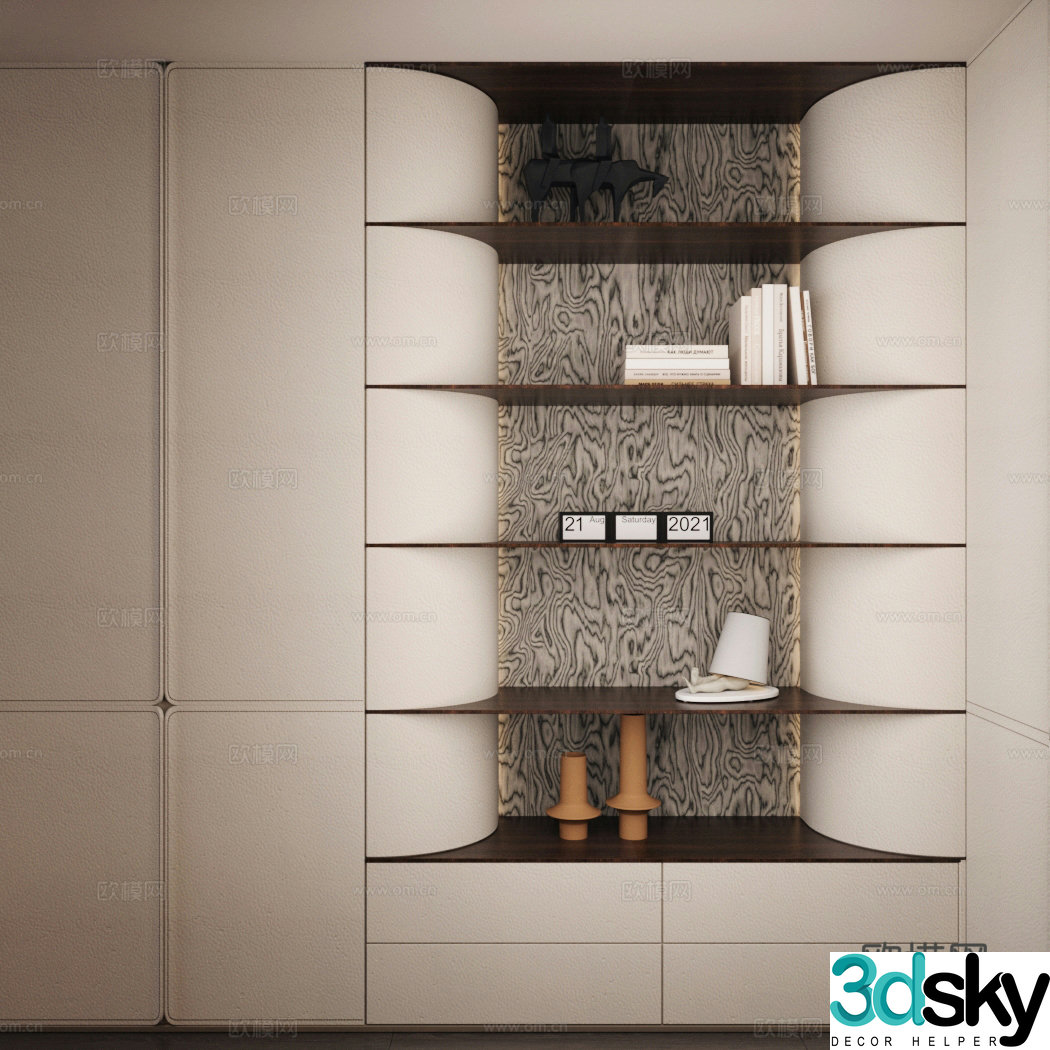 Modern ornament combination Decorative cabinet ornament combination Ornament Porch ornament Life ornament combination 3D model