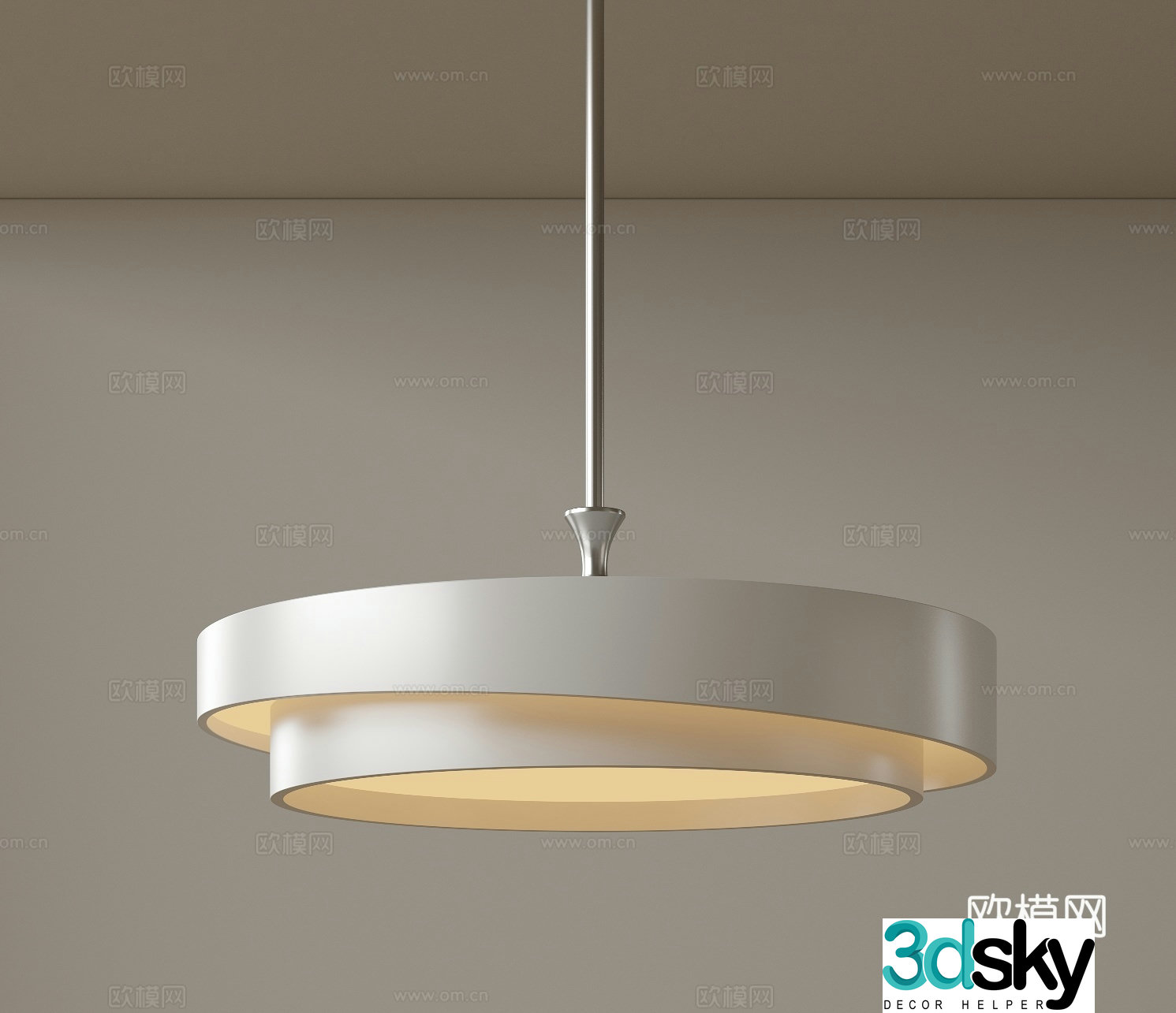 Modern medieval style chandelier Minimalist cream style chandelier Nordic simple chandelier Restaurant chandelier American 3D model