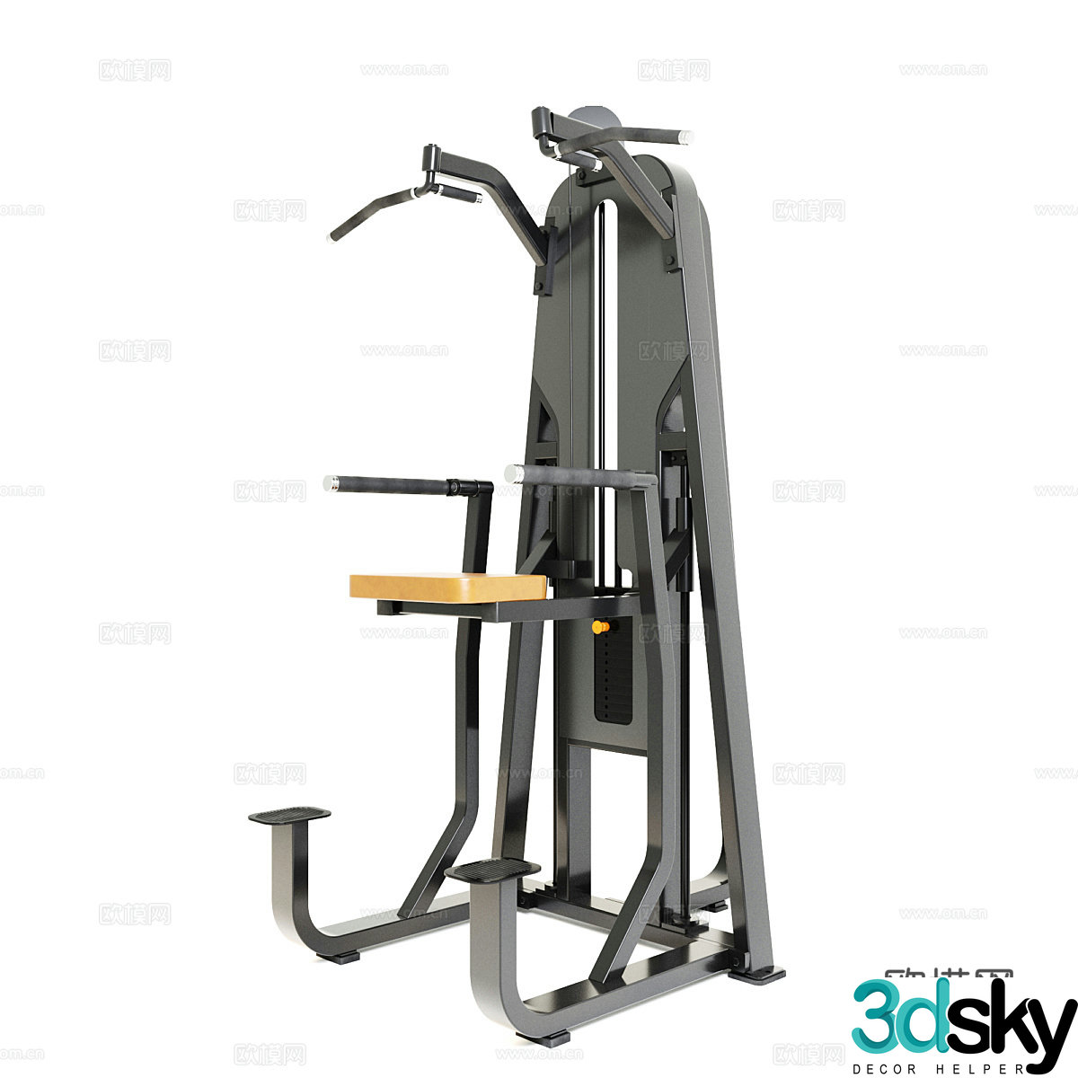 Fitness Equipment - Pull-ups / Assist 3d model