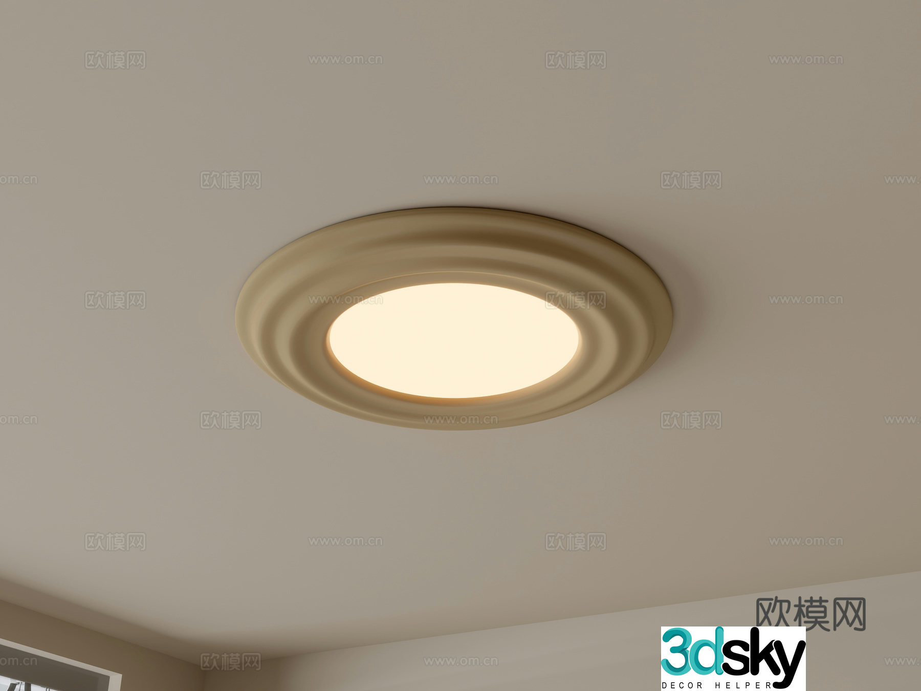 Modern ceiling lamp Geometric ceiling lamp Bedroom lamp Artistic shaped lamp Fashion living room lamp group 3D model