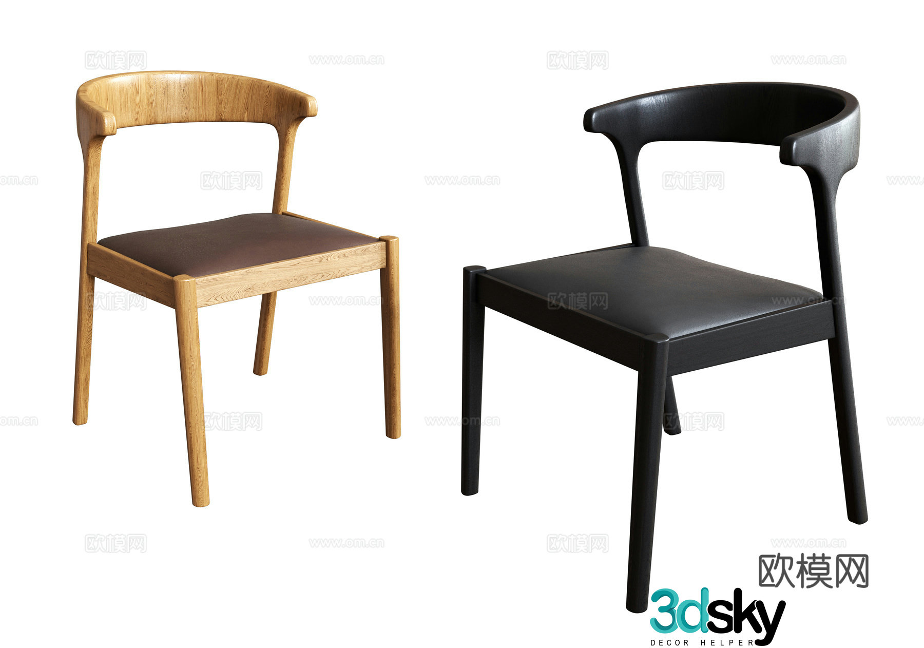 Modern leisure chair 3d model