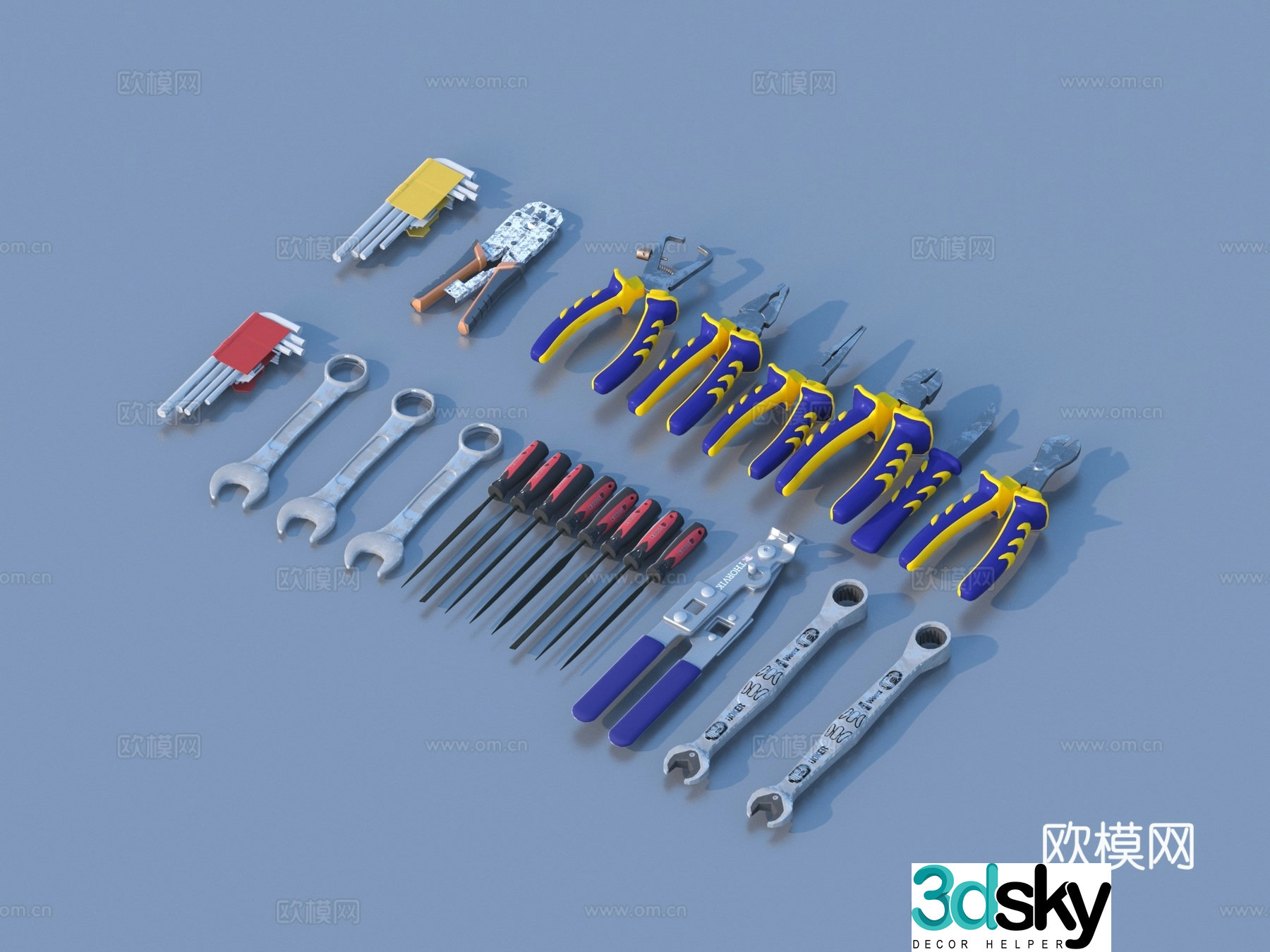 Wrench Tool Repair Tool 3D Model