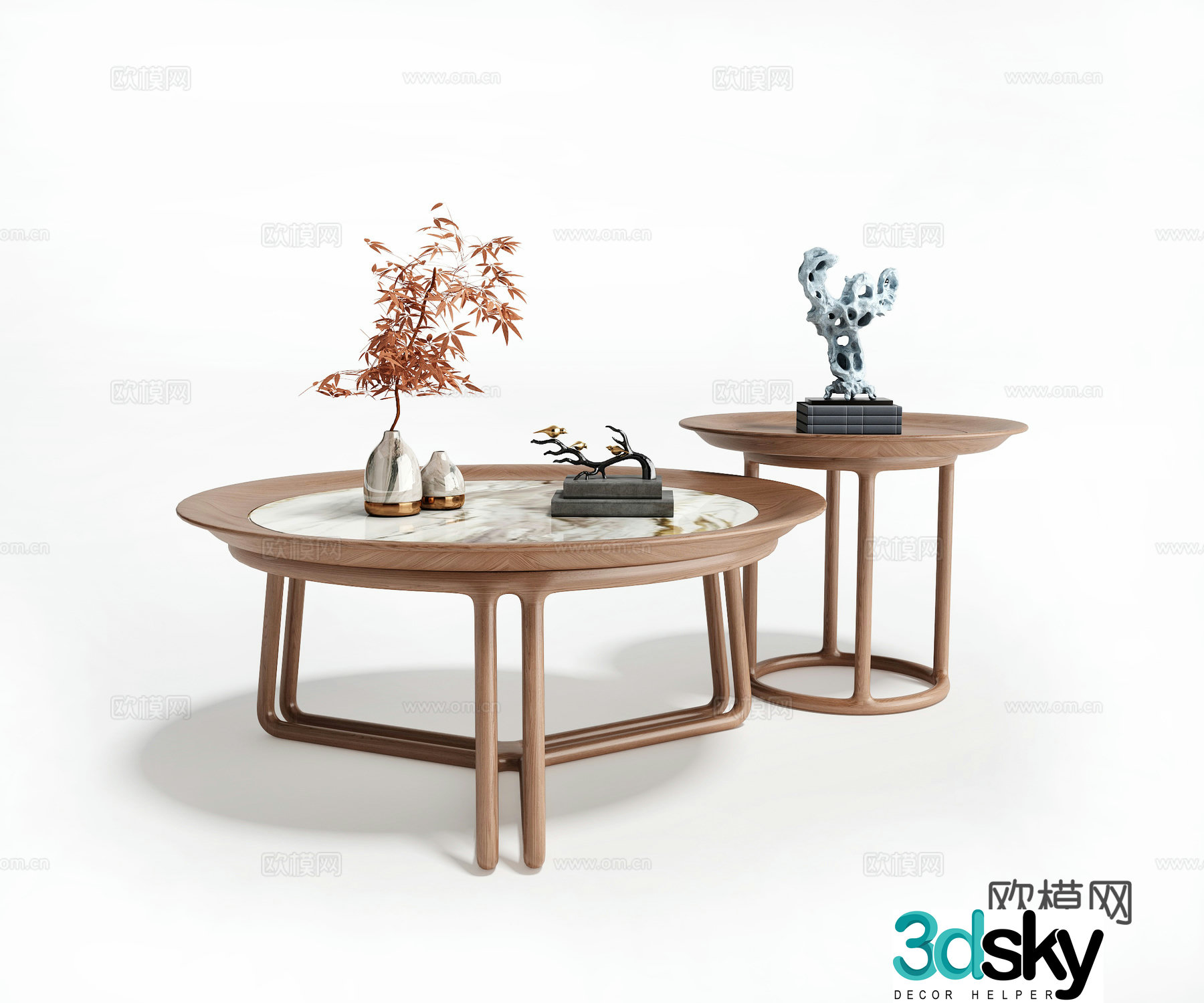 New Chinese coffee table 3D model