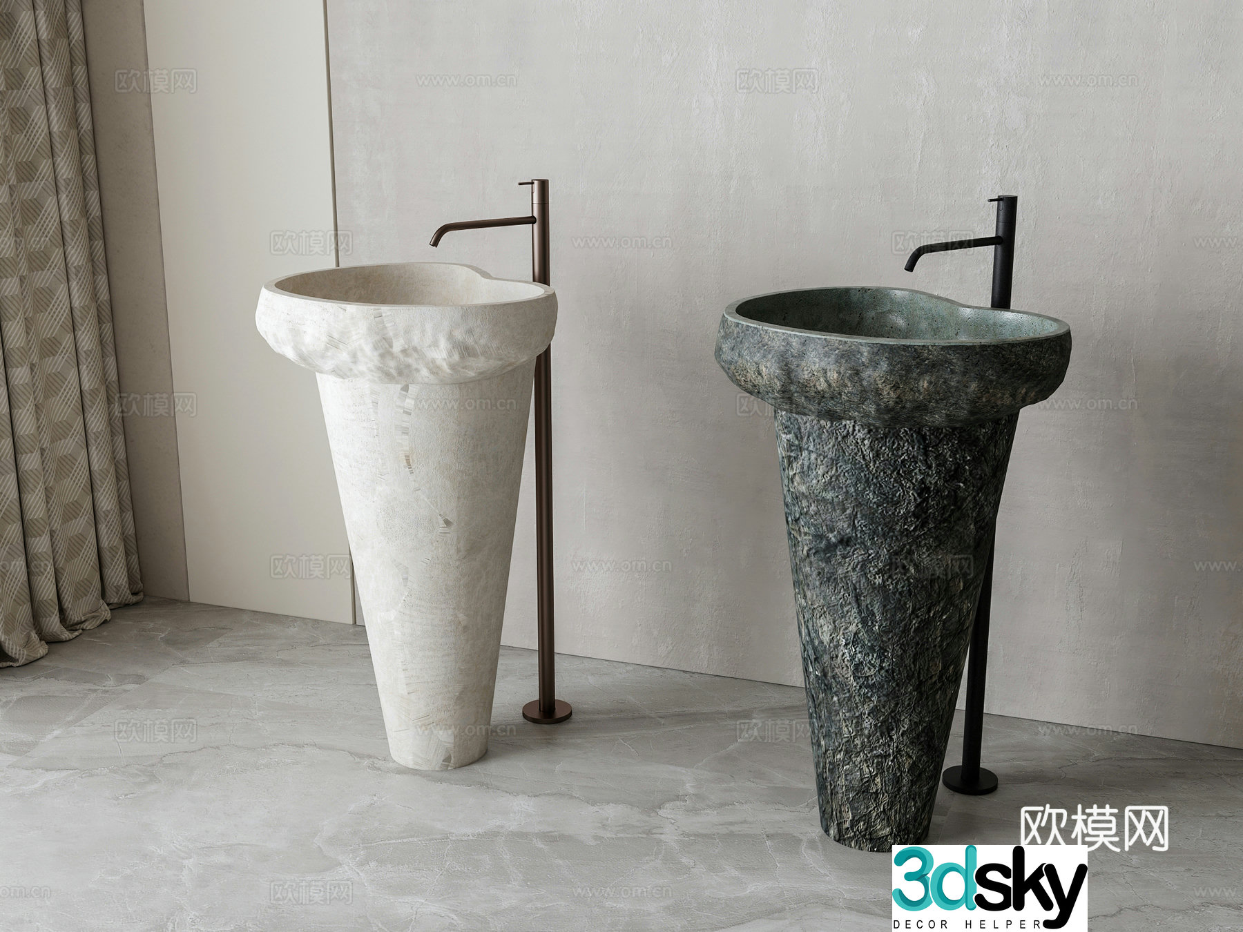 Wasabi wind washbasin 3D model