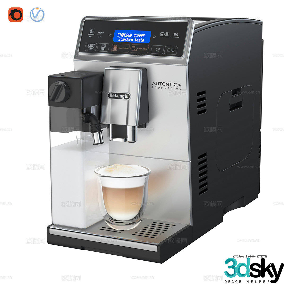 Kitchen appliances Daily appliances Daily appliances Small household appliances Coffee machine Beverage machine Direct drinker Milkshake 3D model