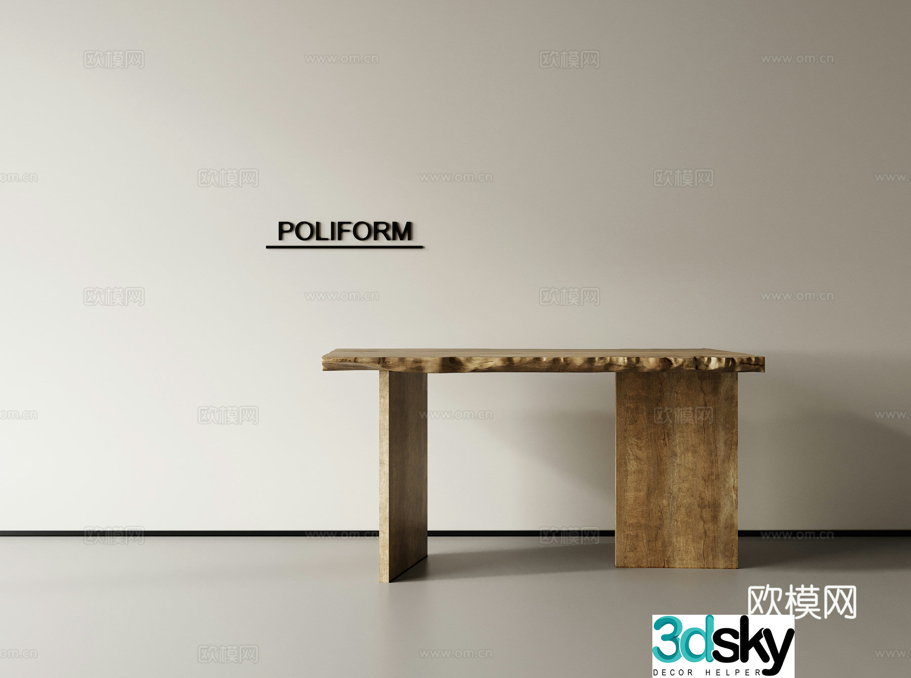 Dining table 3d model