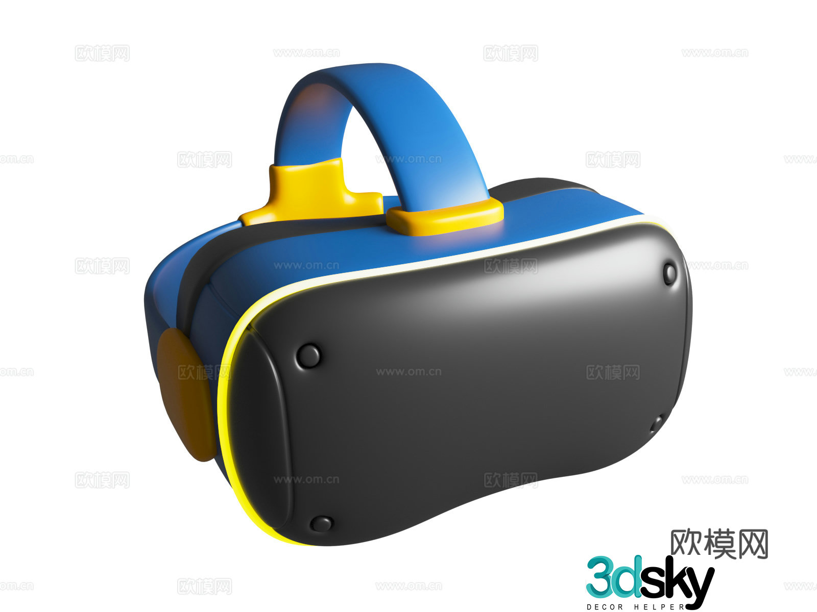 VR glasses game equipment cartoon game equipment theme VR equipment 3d model