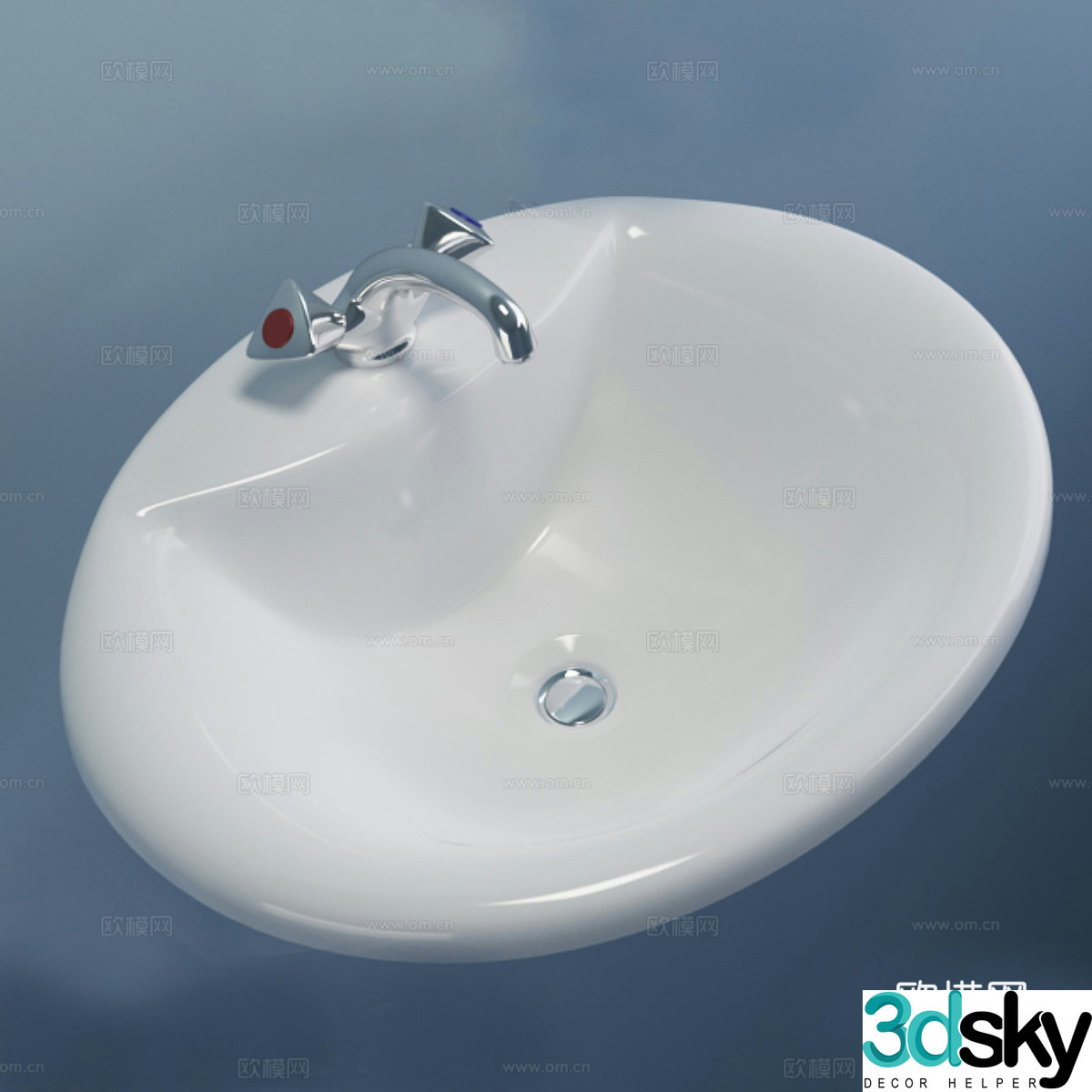 Sink Ideal Standard Oceane3d Model