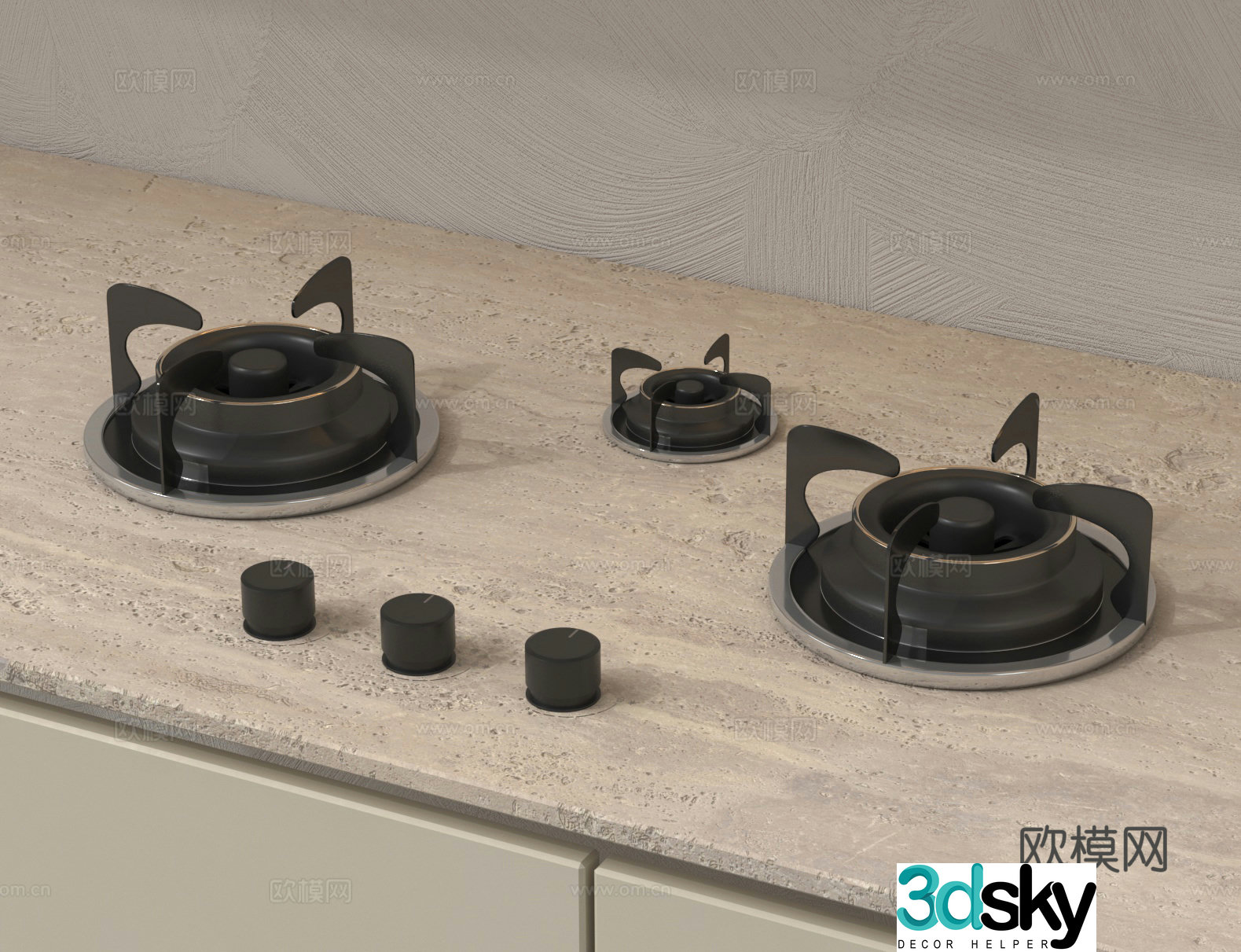 Stove Stove Gas Stove Gas Stove 3D Model