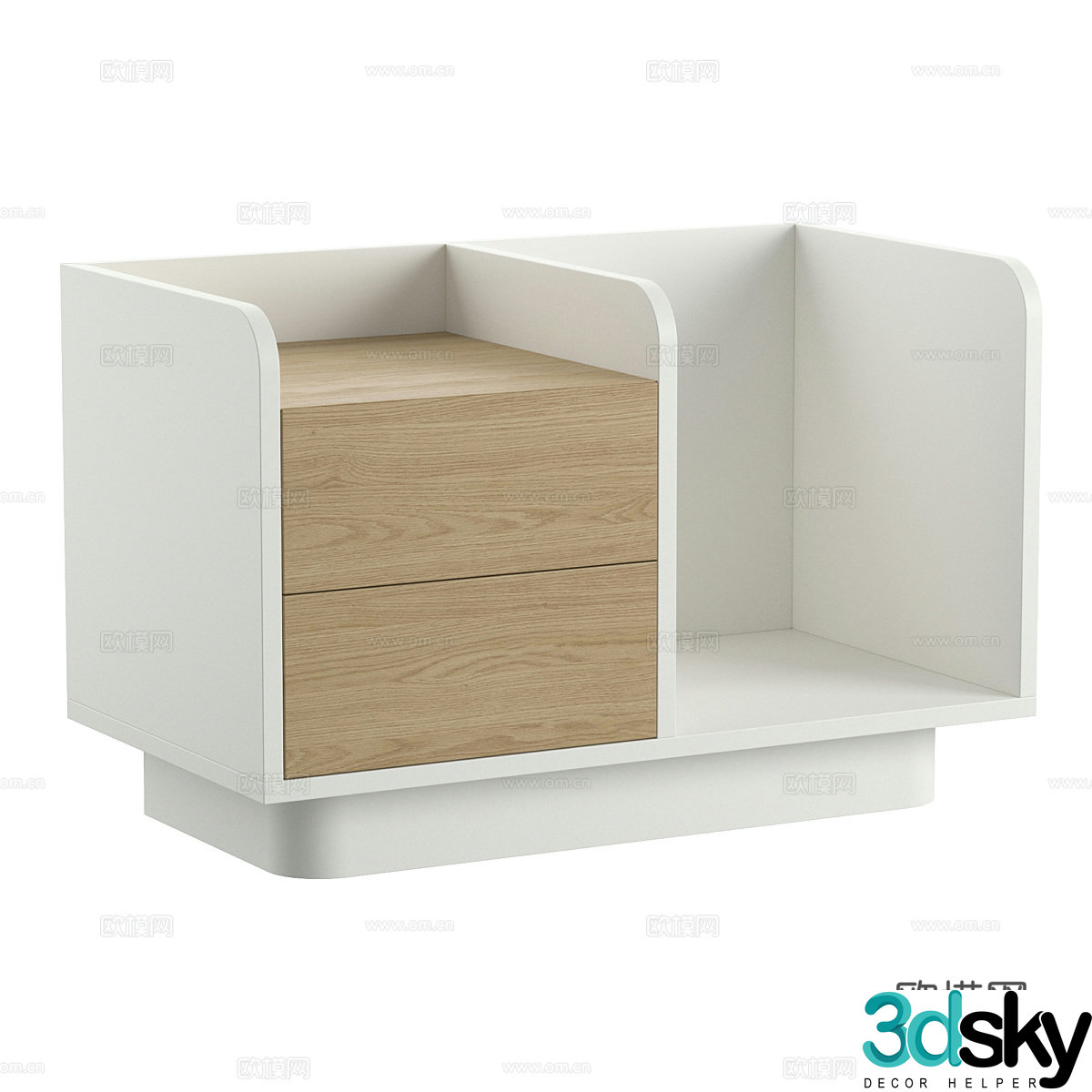 Bedside table 3d model
