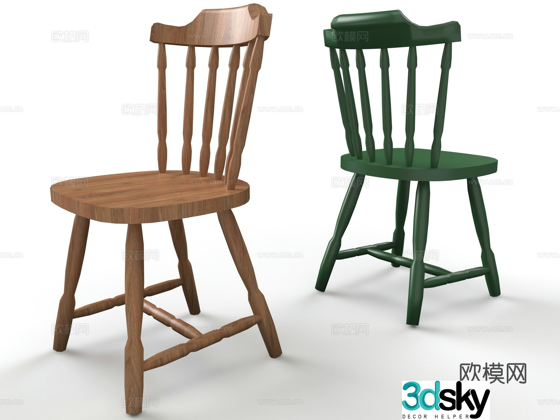 Dining chair 3d model
