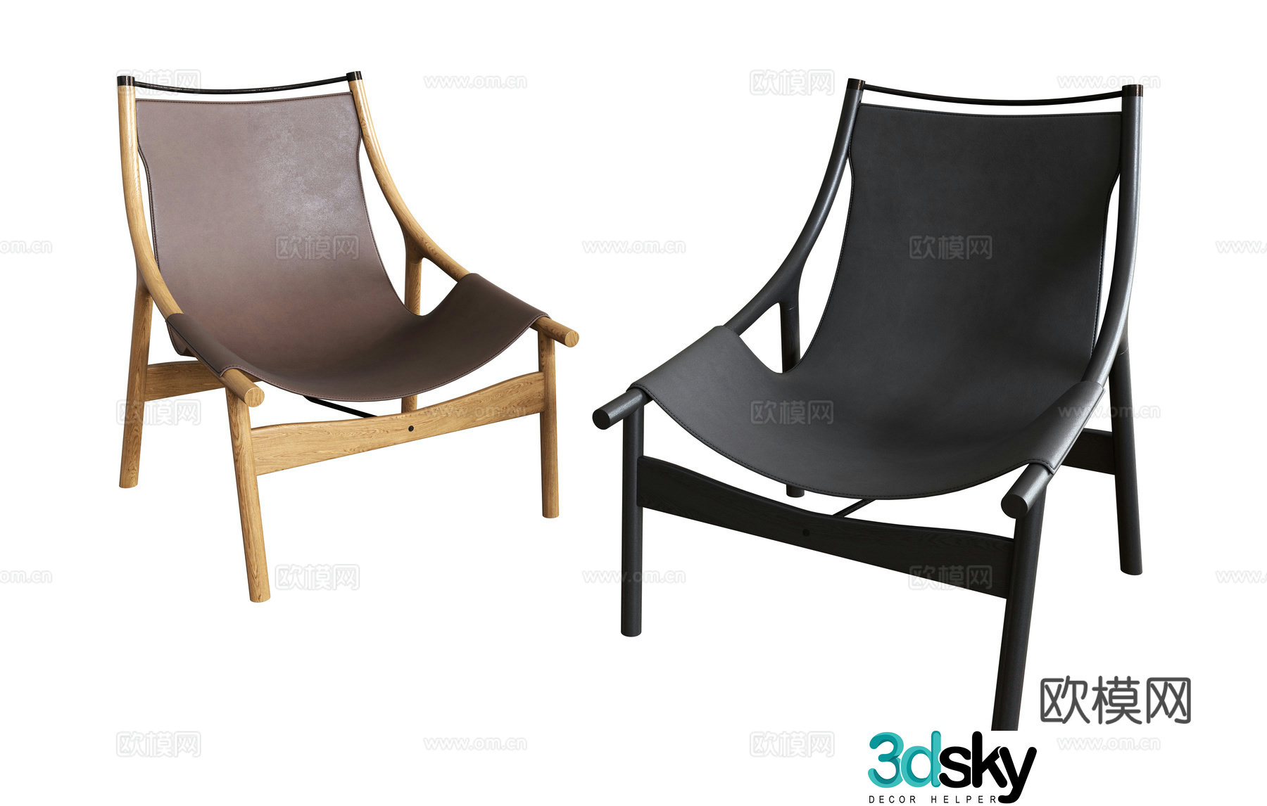 Modern leisure chair 3d model