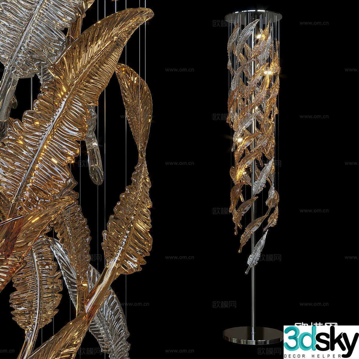 Floor lamp Vargov3d model