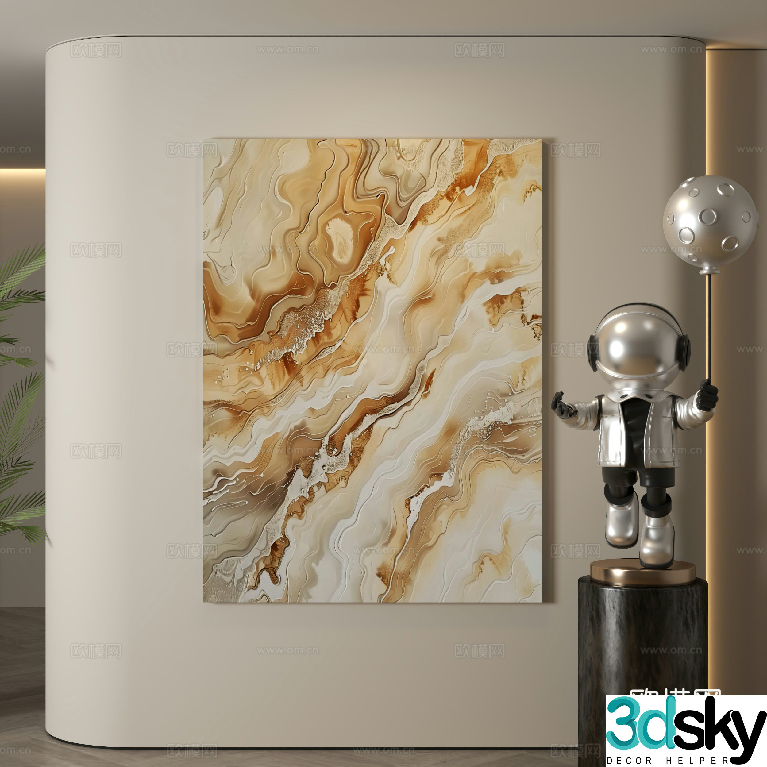 Modern hanging paintings Italian hanging paintings Simple hanging paintings Hanging paintings Decorative paintings 3D model