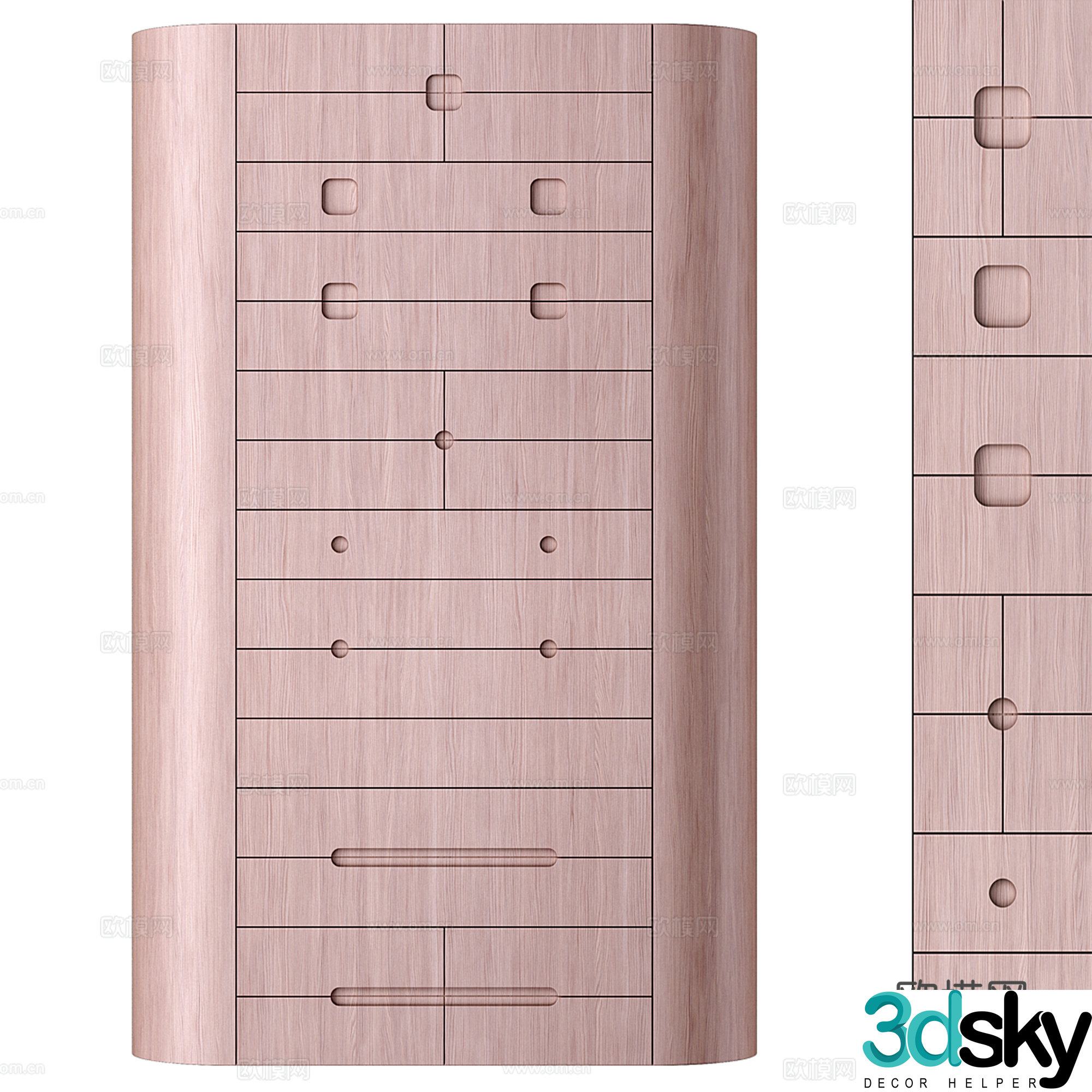 Children’s Wardrobe 3d Model