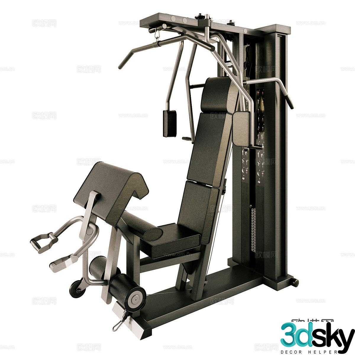 Simulator Technogym 3d model