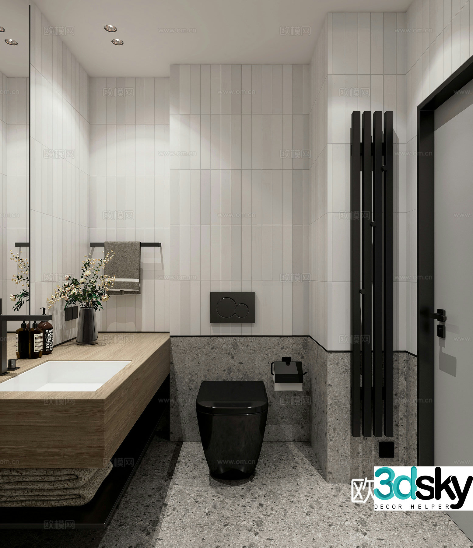 Modern bathroom 3d model