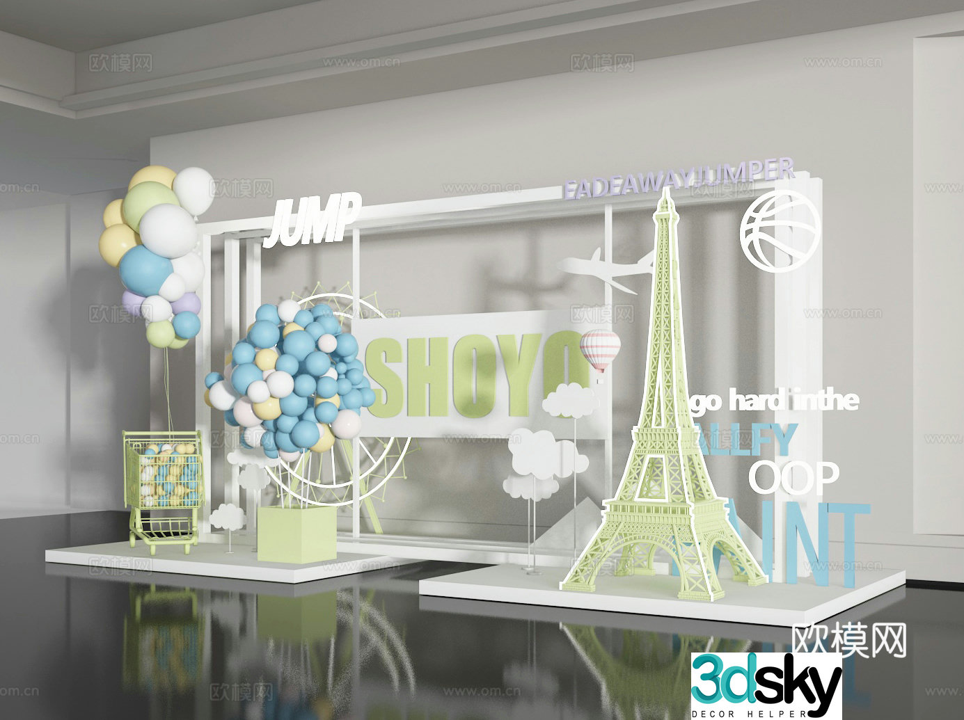 3d model of window