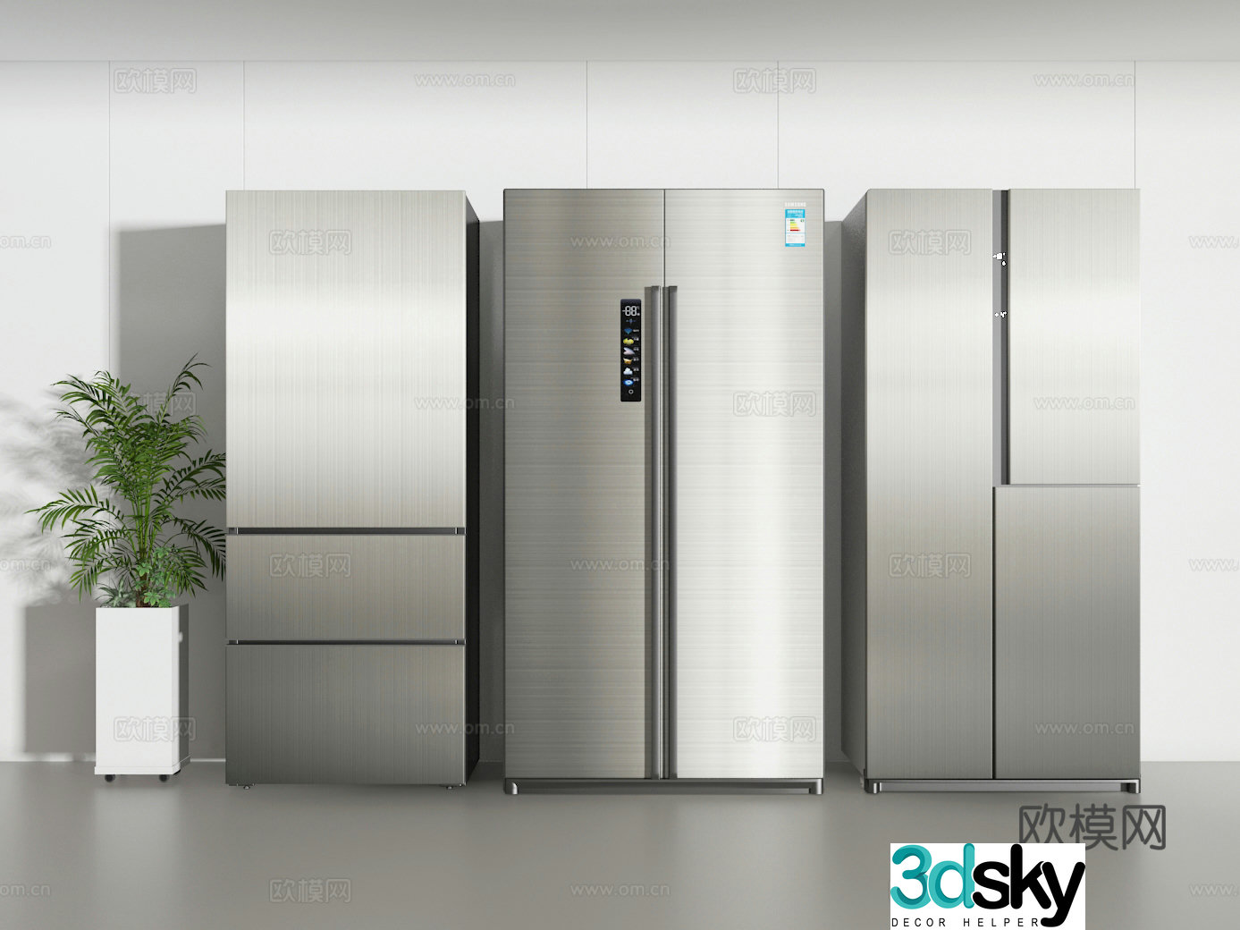 Refrigerator 3d model