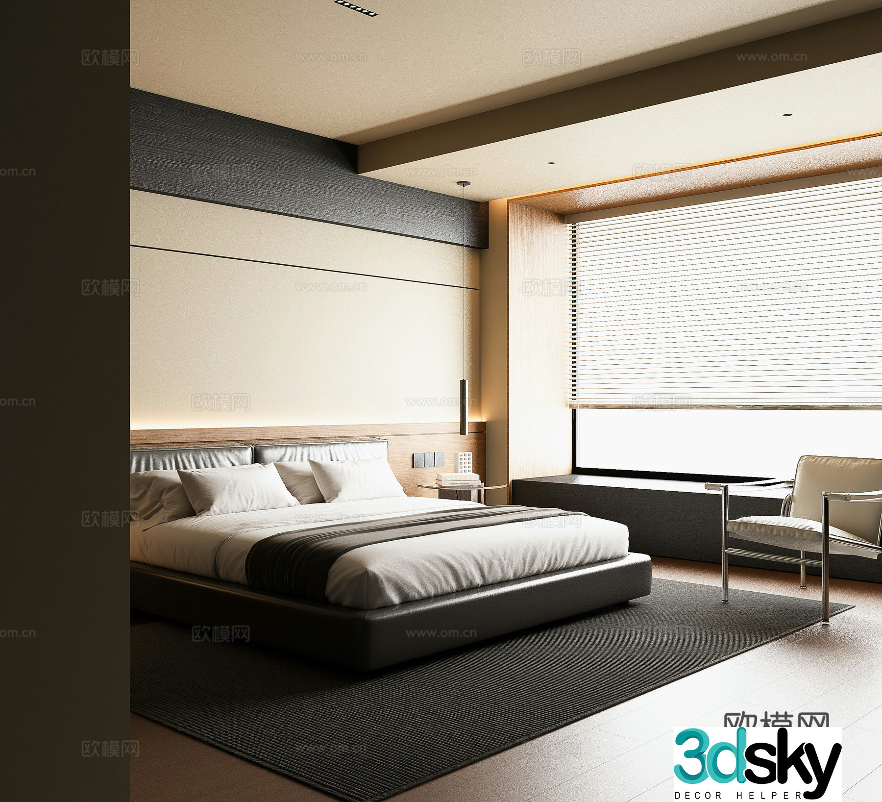 Medium style bedroom Modern bedroom Italian style bedroom Log bedroom Medium style master bedroom 3D model