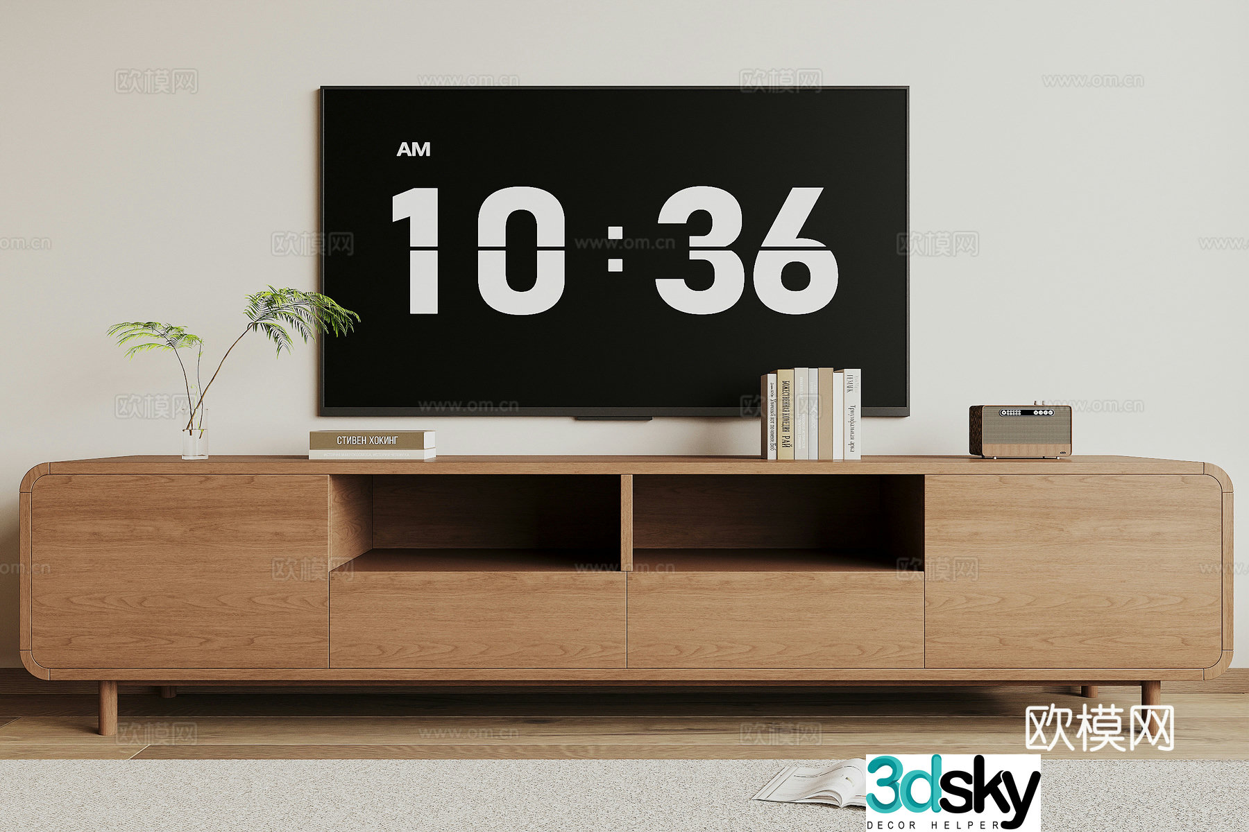 Modern TV cabinet 3d model