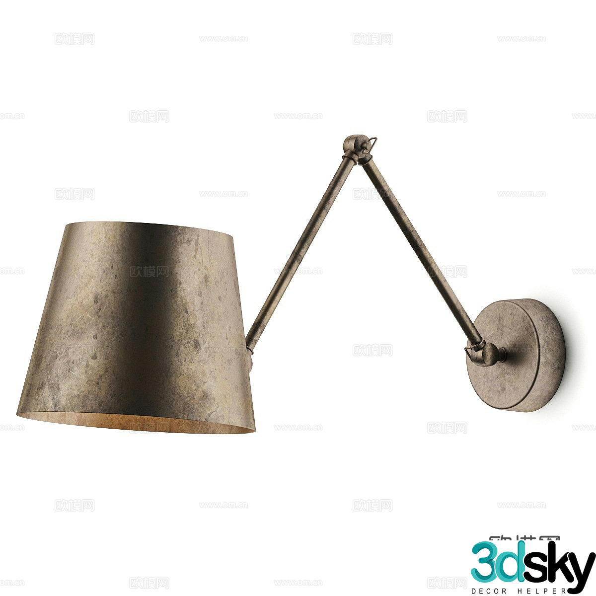 Metal wall lamp retro wall lamp outdoor wall lamp courtyard wall lamp iron wall lamp classic wall lamp 3d model
