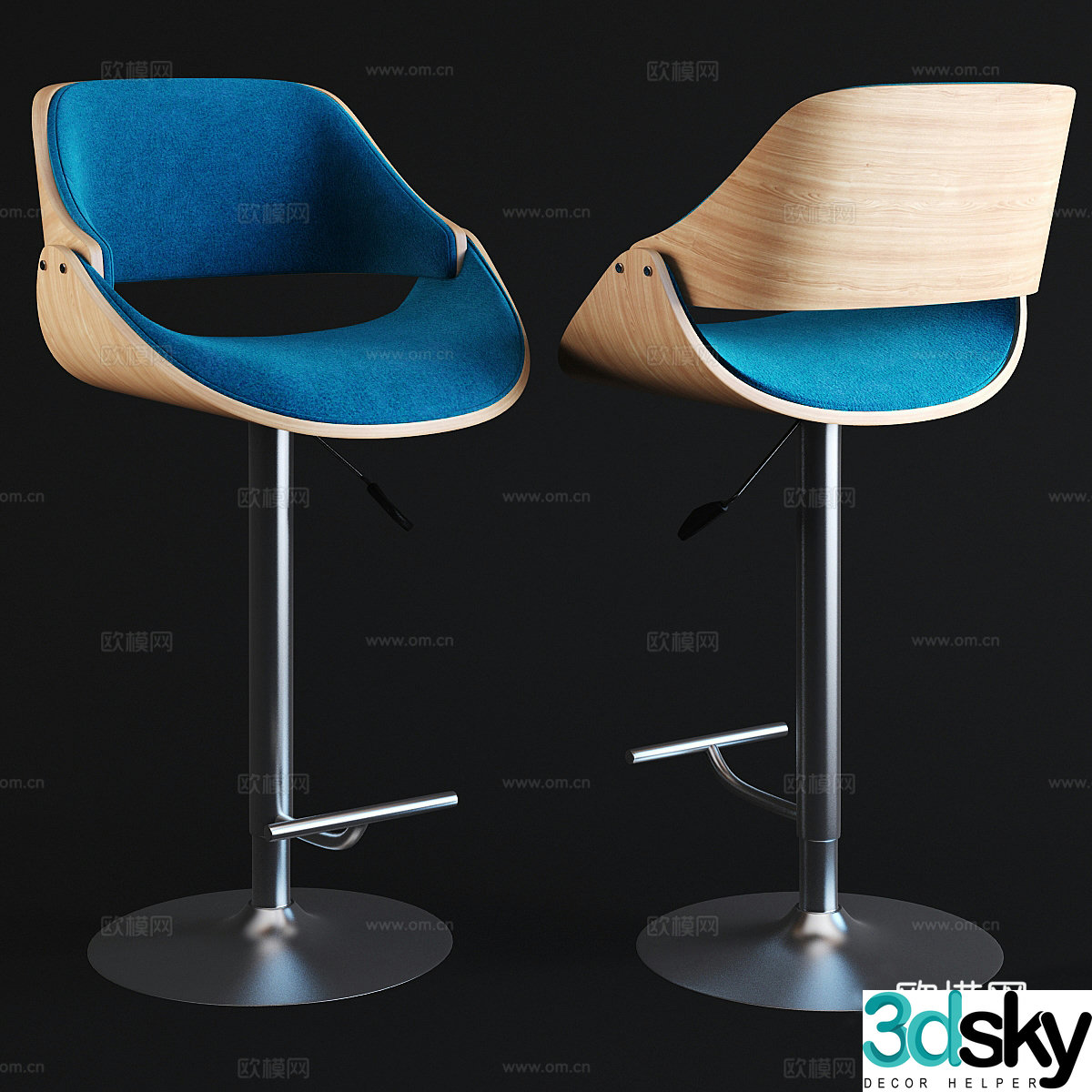 Bar chair 3d model