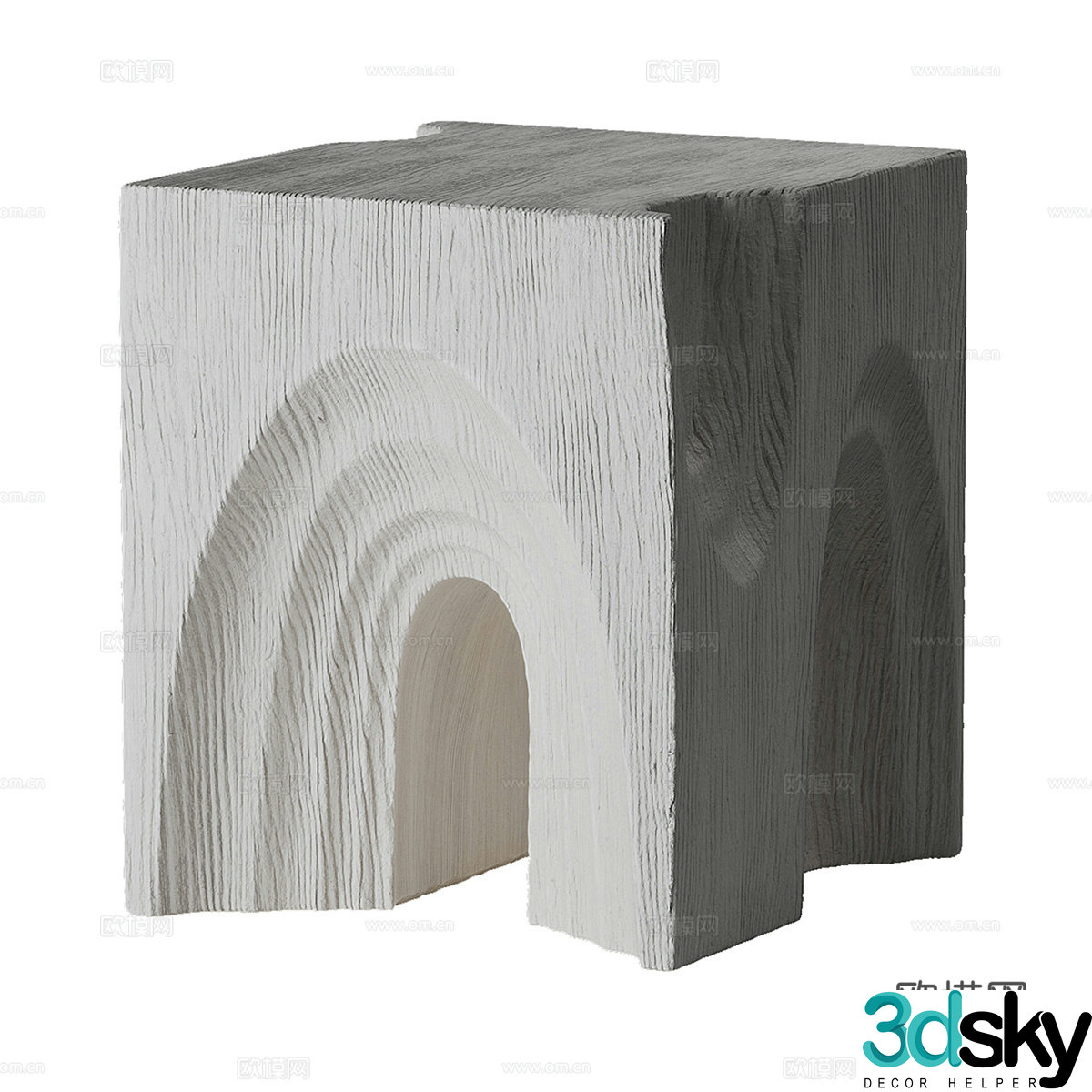 Modern Wasabi Echo Stool 3D Model