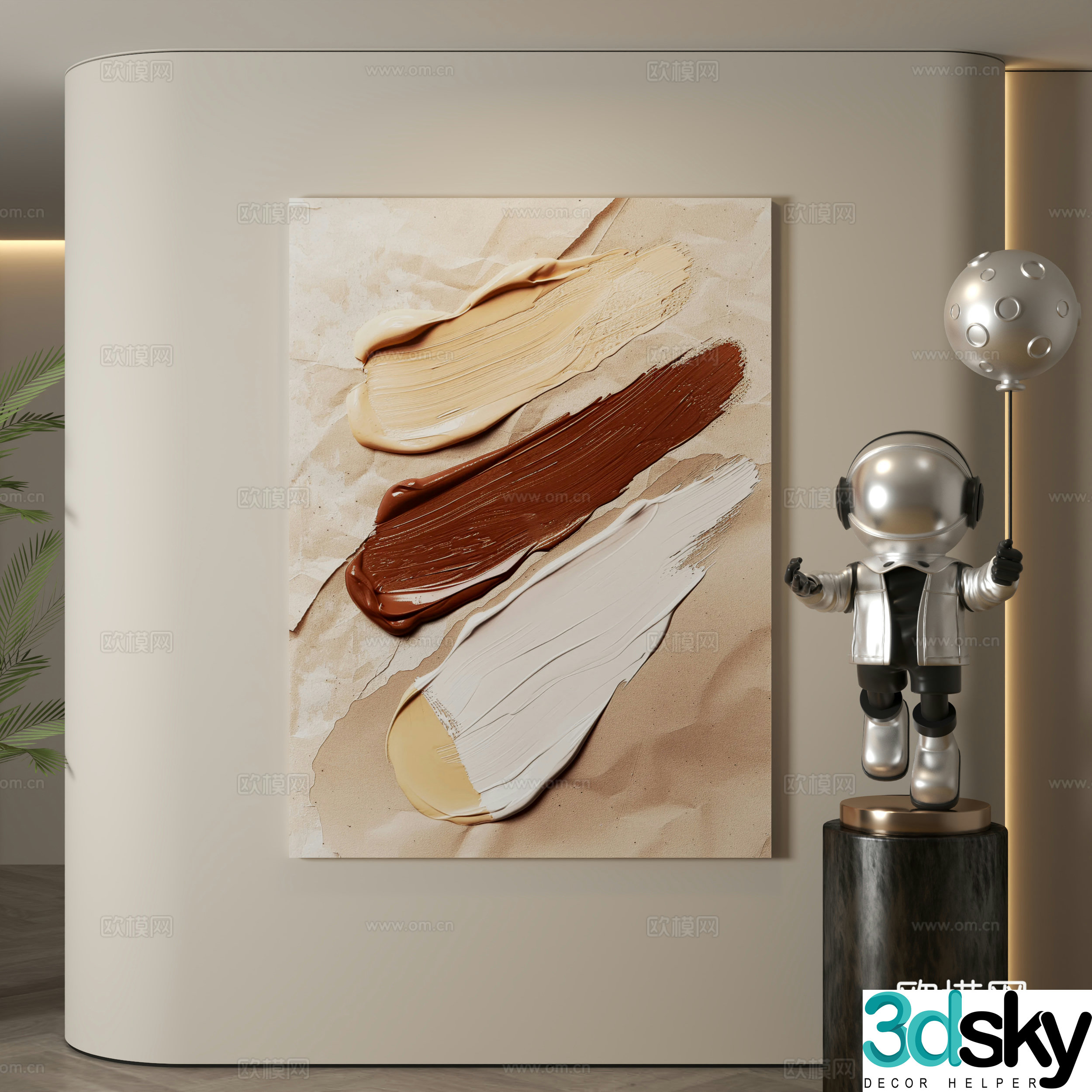 Modern hanging paintings Italian hanging paintings Simple hanging paintings Hanging paintings Decorative paintings 3D model