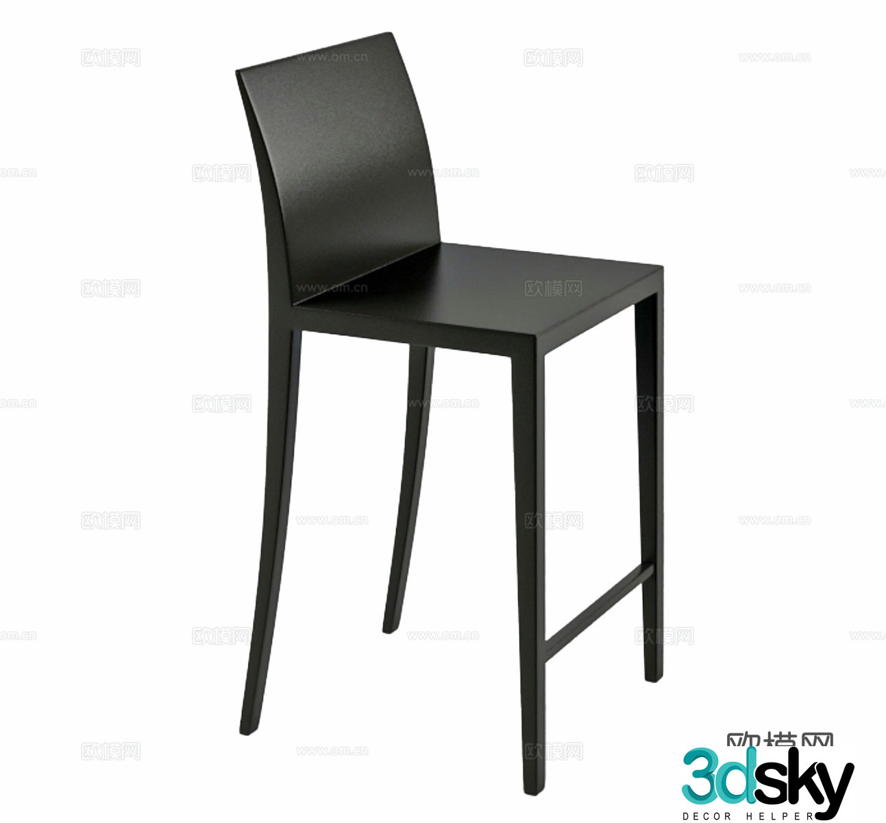 Leather bar chair Leather bar chair Leather bar chair Leisure bar chair Bar chair Outdoor bar chair Garden 3D model