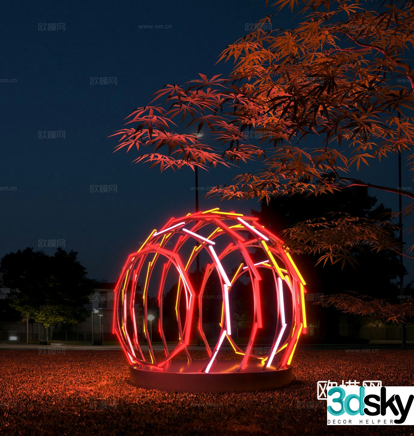 Lighting device Internet celebrity opening device 3D model