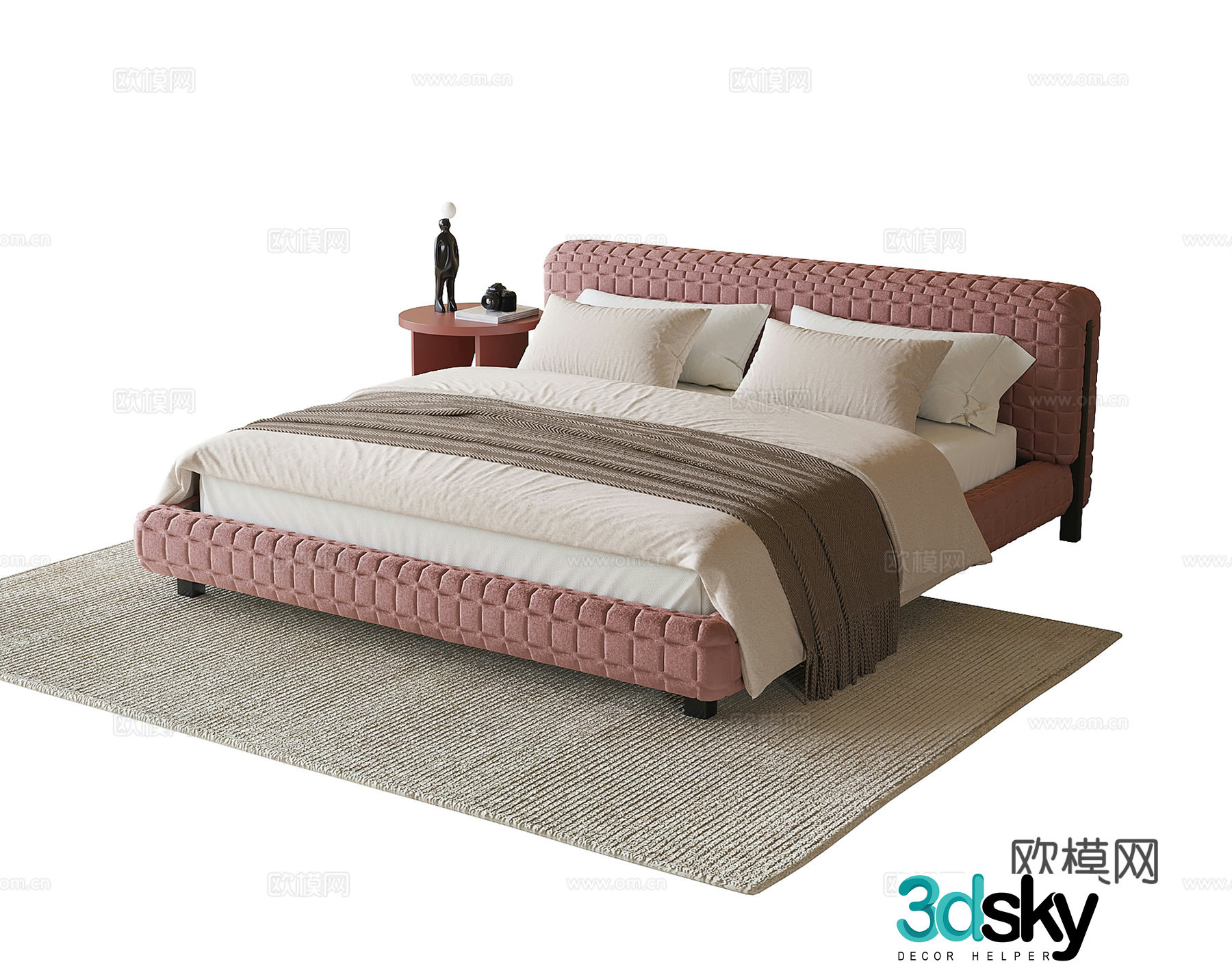 Modern children’s bed 3d model