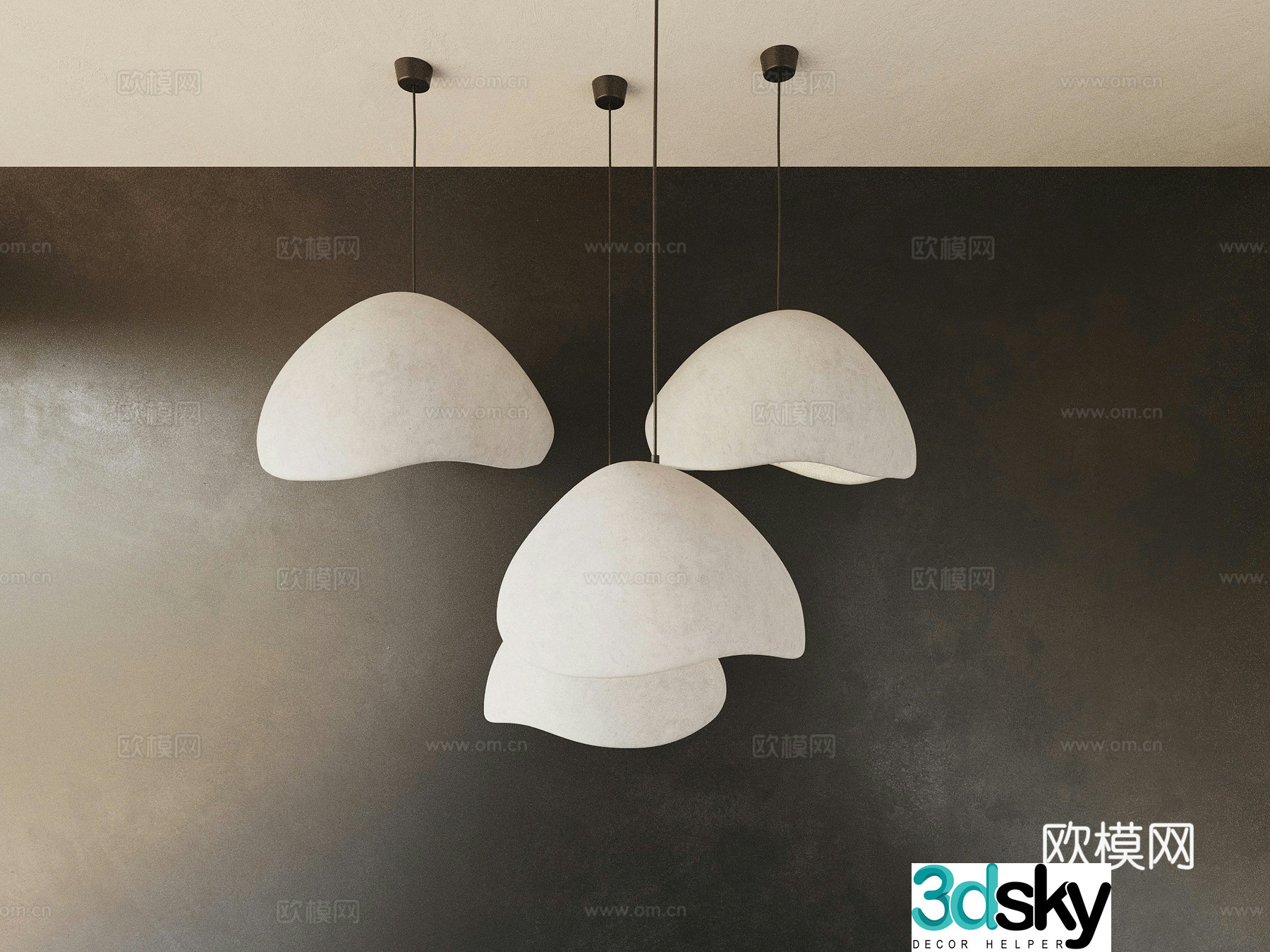 Chandelier Lamp Lighting Light Decorative Light 3D Model