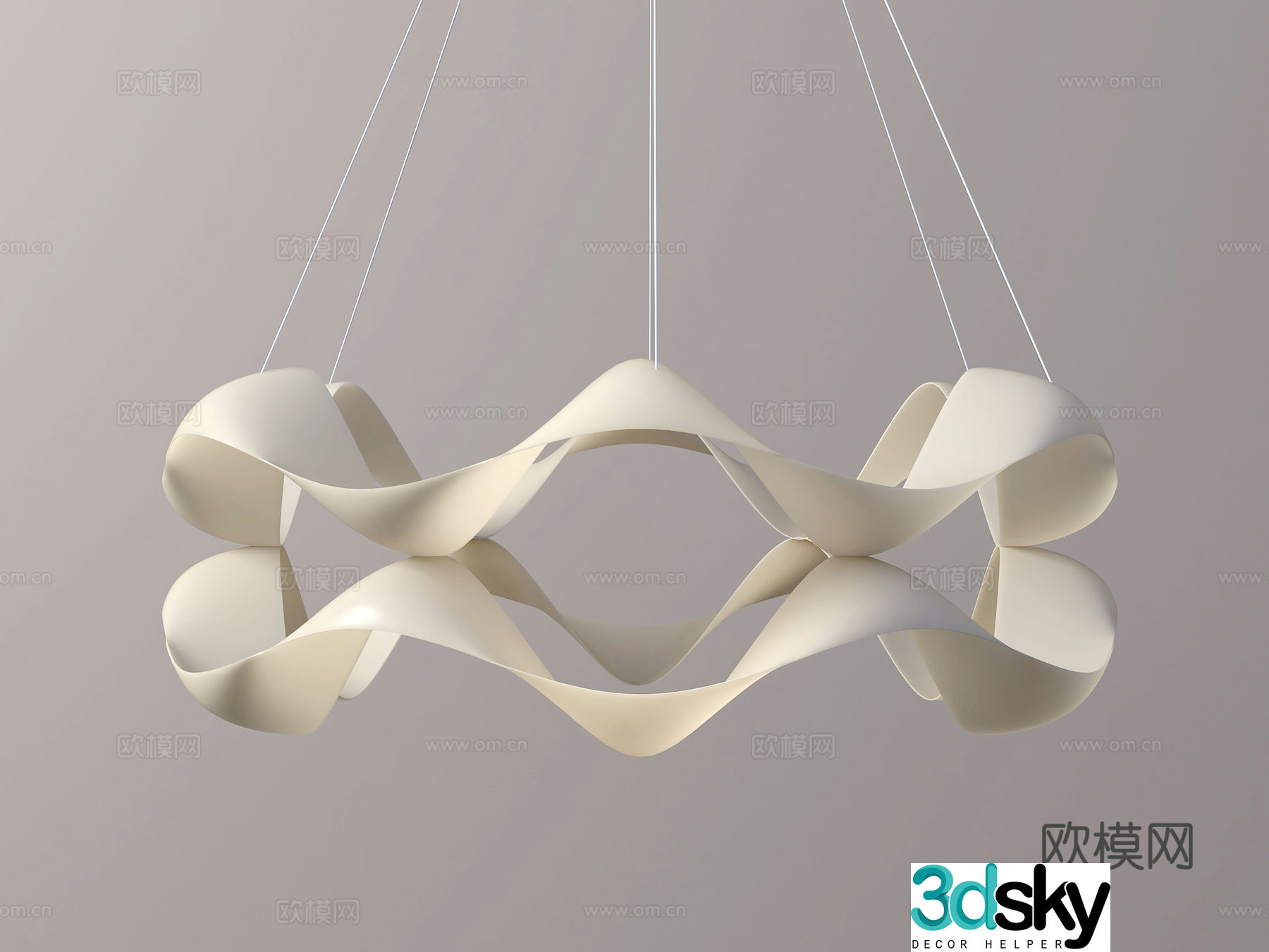Modern petal chandeliers modern chandeliers decorative chandeliers flower chandeliers art chandeliers paper chandeliers 3d model