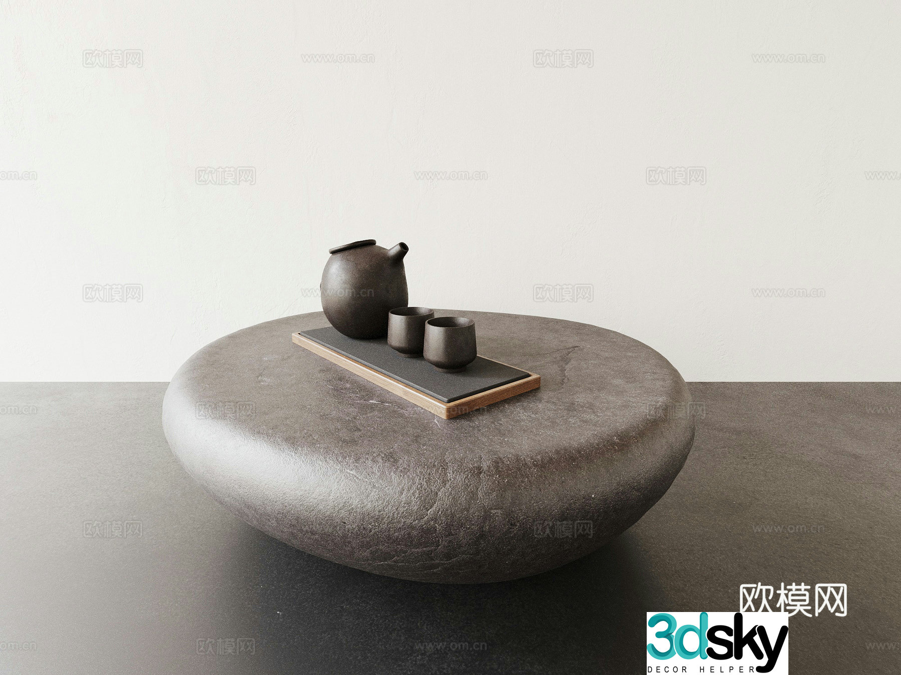 Coffee table round coffee table table table table table table 3D model