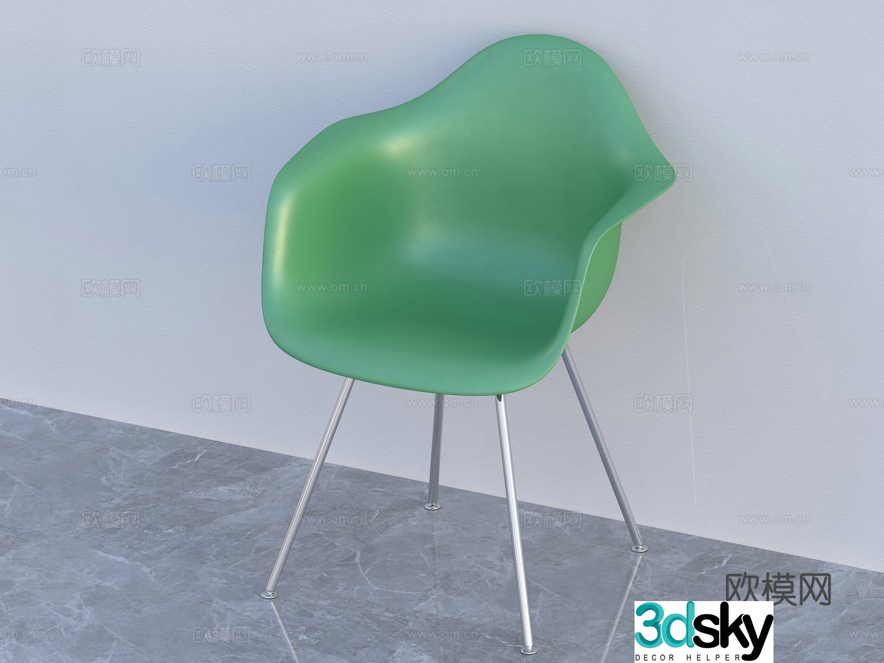 Single chair 3d model